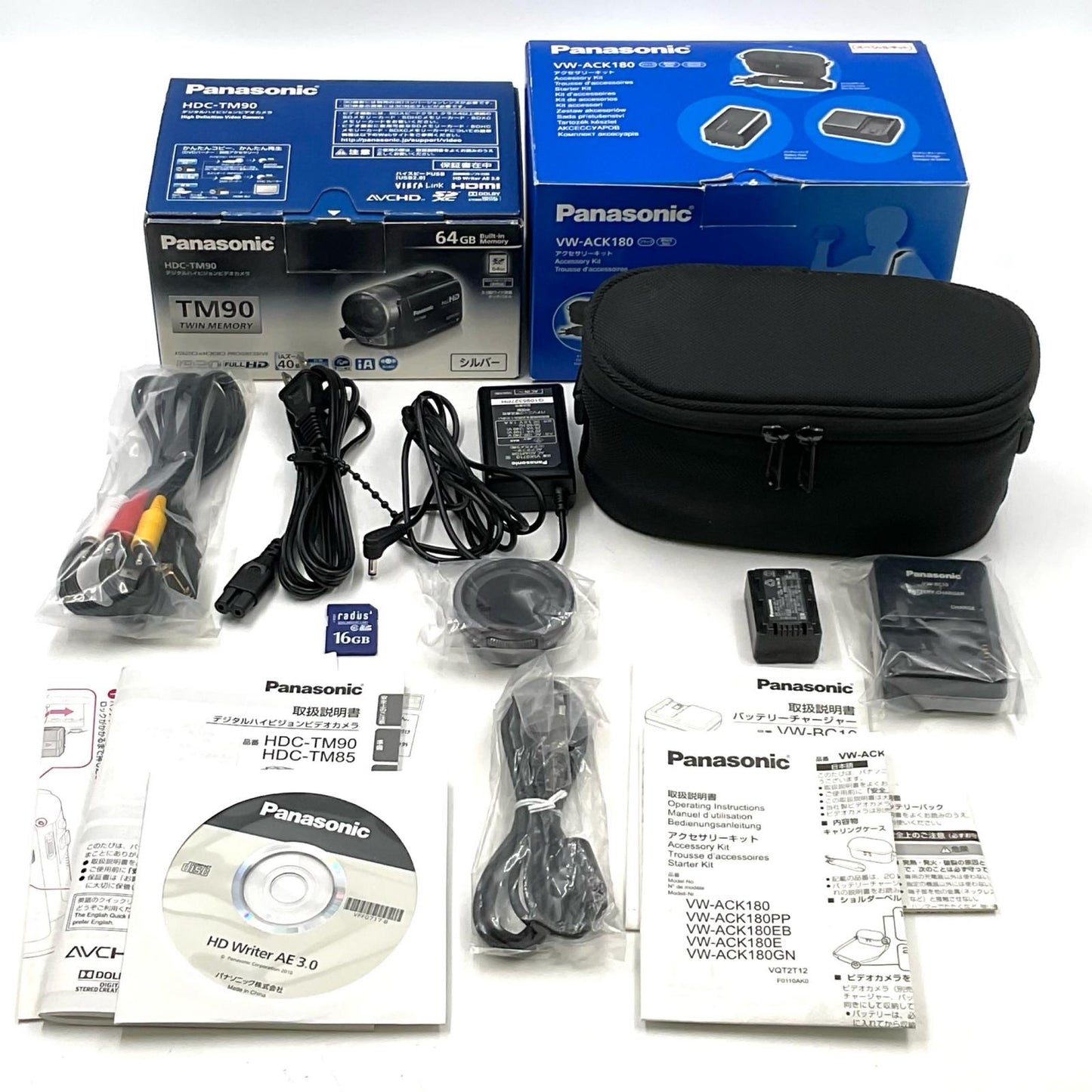 【全額返金保証】【最速発送】Panasonic HDC-TM90 内蔵メモリー64GB シルバー 美品 動作確認済