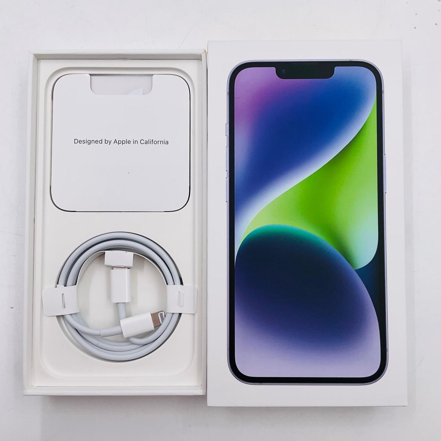 【全額返金保証】【最速発送】Apple iPhone iPhone 14 128GB パープル docomo 白ロム 動作確認済 81%