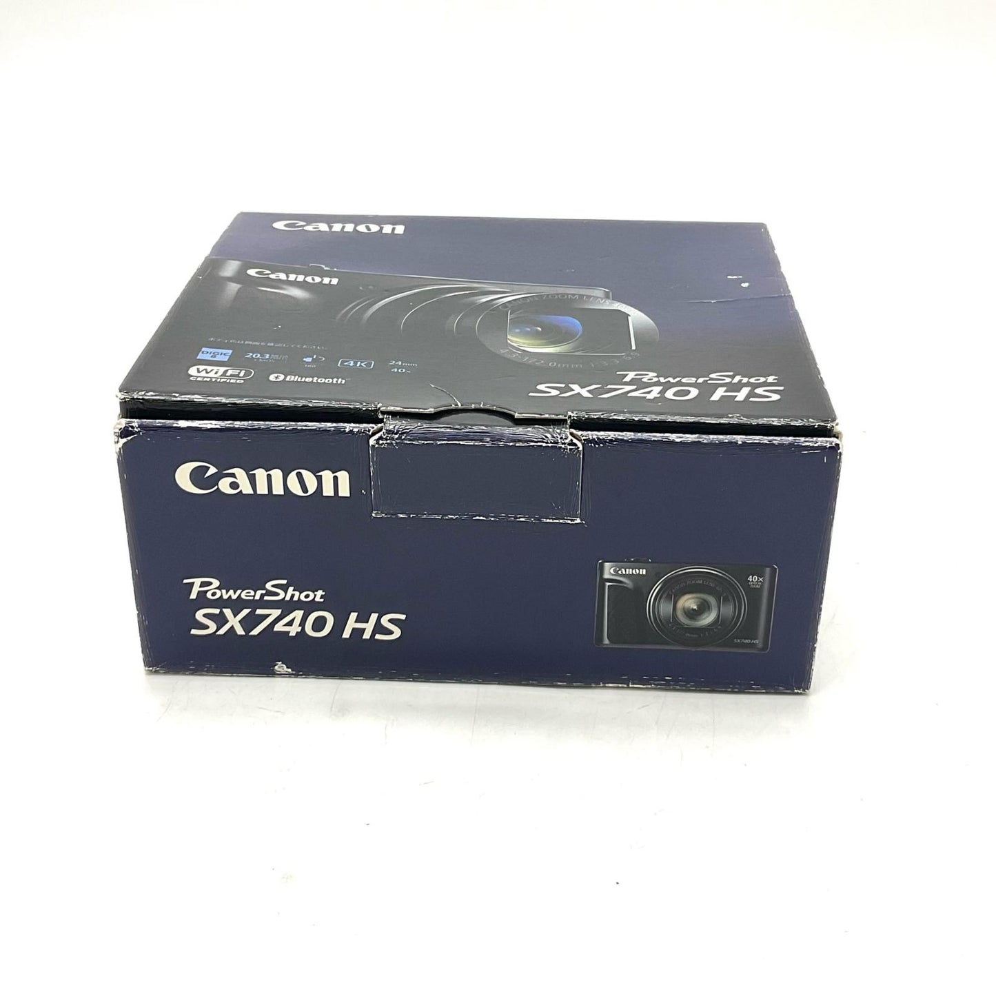 【全額返金保証】【最速発送】Canon コンパクトデジタルカメラ PowerShot SX740 HS シルバー 美品 動作確認済