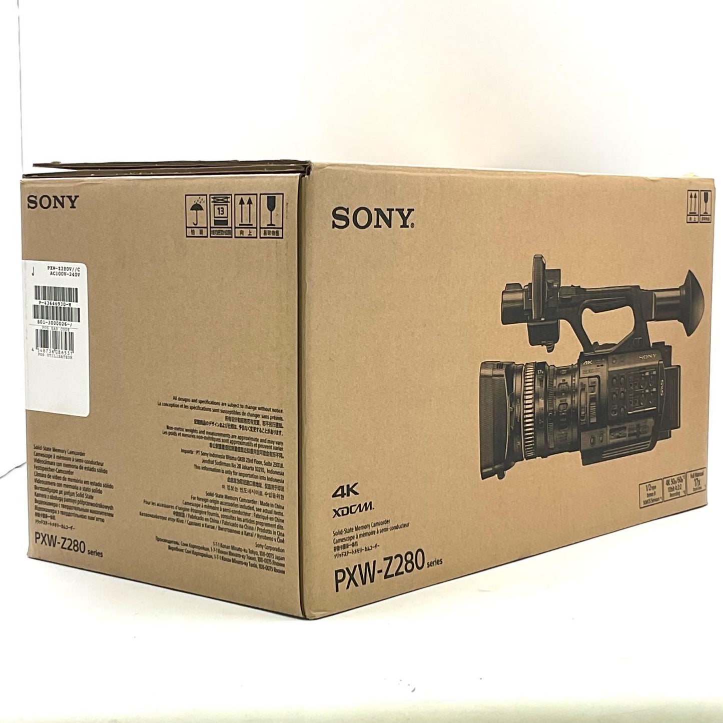 【全額返金保証】【最速発送】Sony XDCAMメモリーカムコーダー PXW-Z280 美品 動作確認済