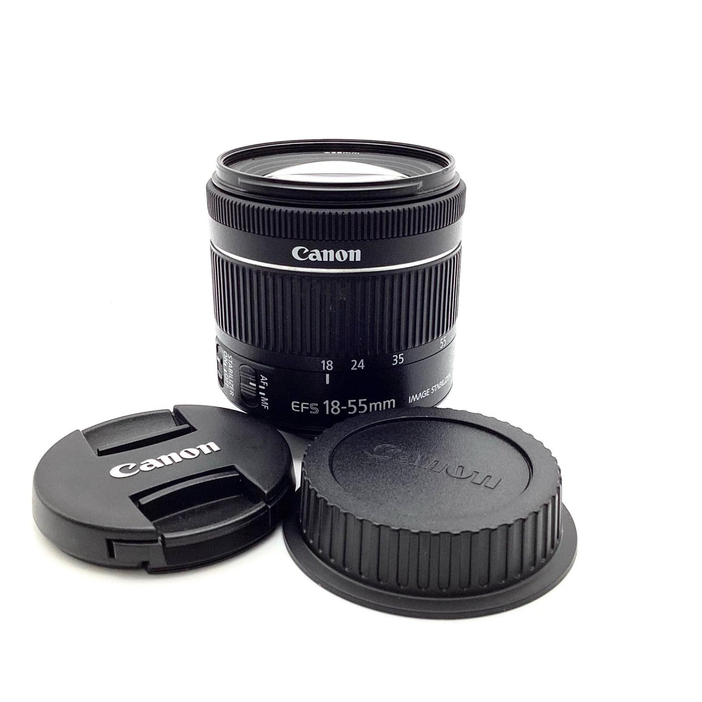 【全額返金保証】【最速発送】Canon EF-S 18-55mm F4-5.6 IS STM 美品 動作確認済