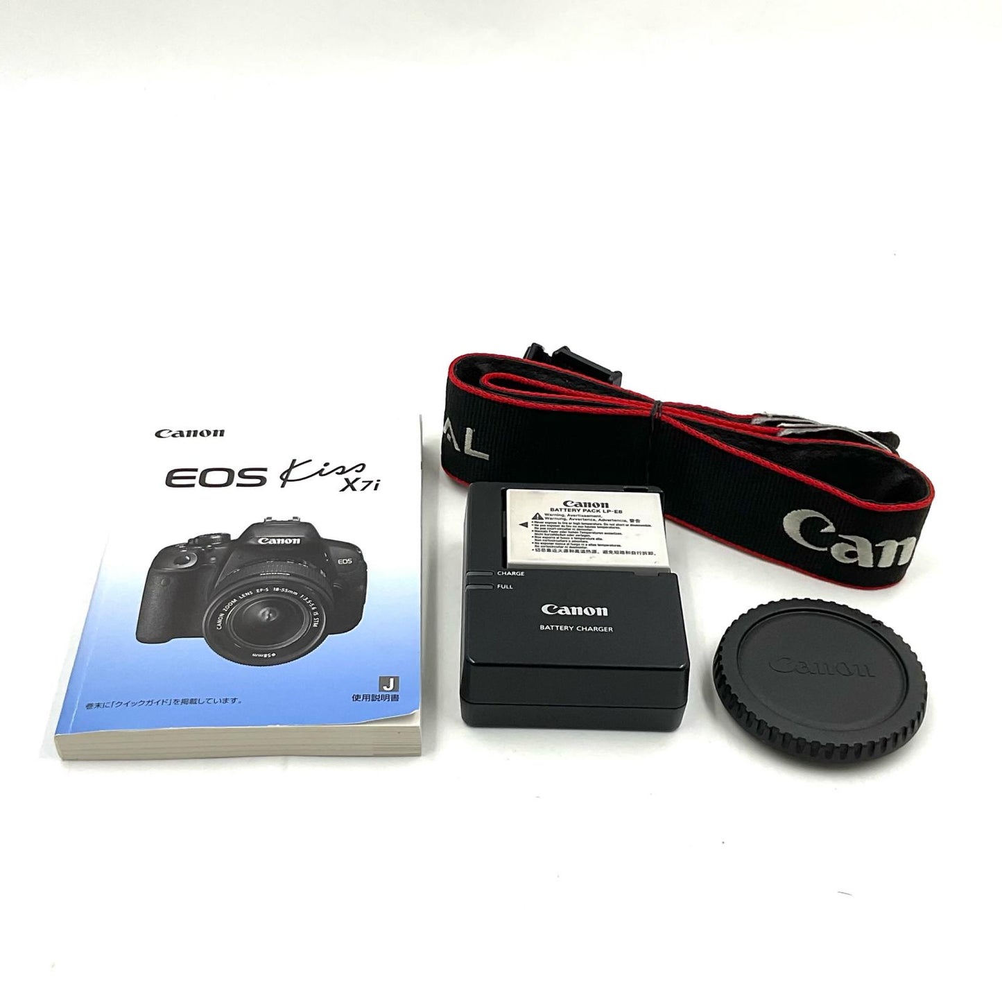 【全額返金保証】【最速発送】Canon デジタル一眼 EOS Kiss X7i ボディ ブラック 動作確認済