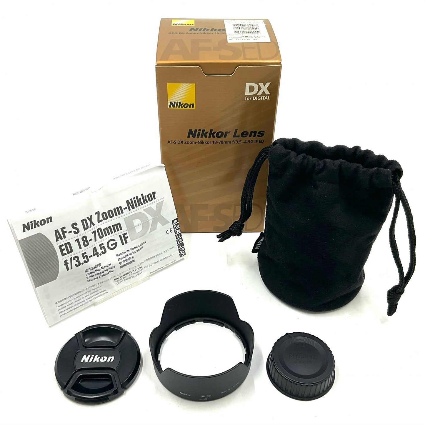 【全額返金保証】【最速発送】Nikon AF-S DX NIKKOR 18-70mm F3.5-4.5 G IF-ED 動作確認済