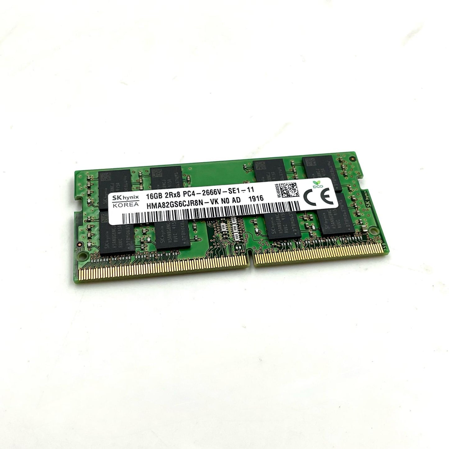 【全額返金保証】【最速発送】各種メーカー メモリ S.O.DIMM ノートPC DDR4-2666 PC4-21300 16GB 美品 動作確認済