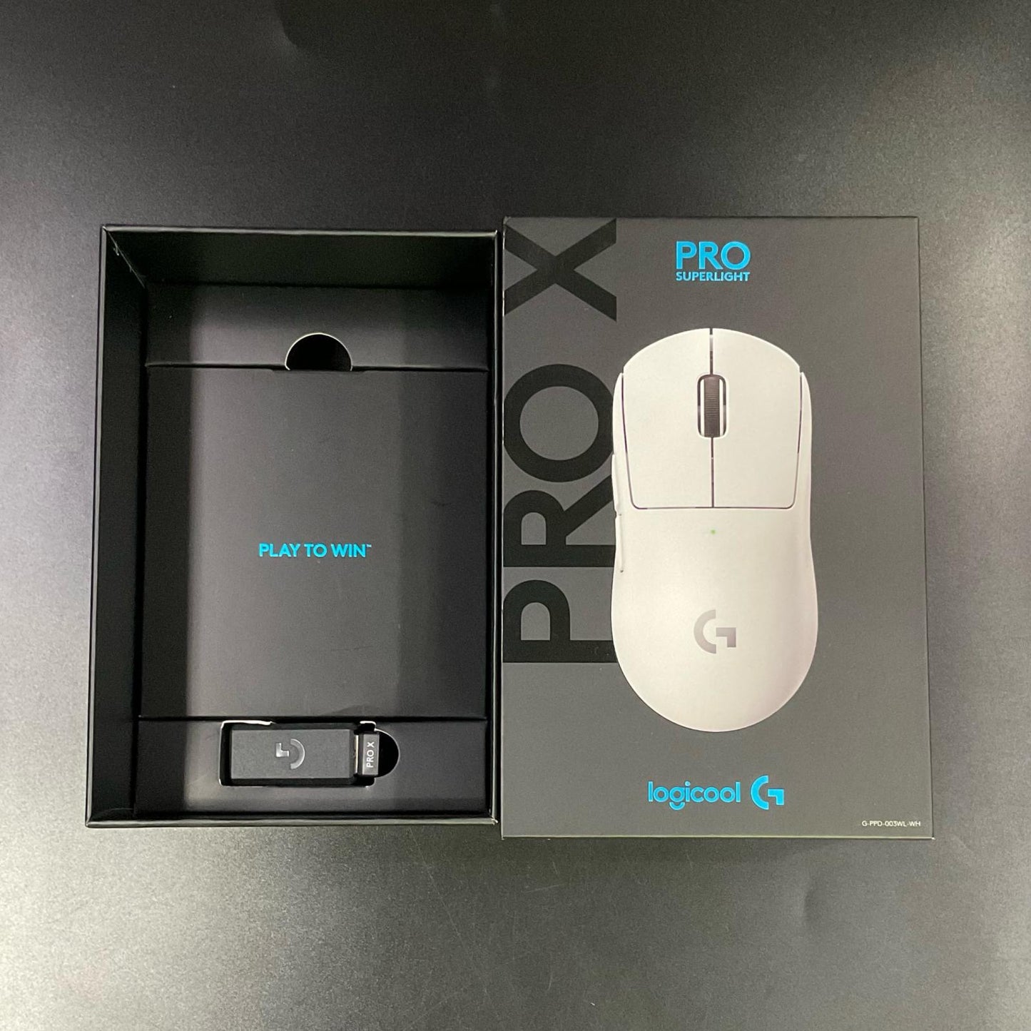 【全額返金保証】【最速発送】Logicool PRO X SUPERLIGHT Wireless Gaming Mouse G-PPD-003WL-WH 動作確認済