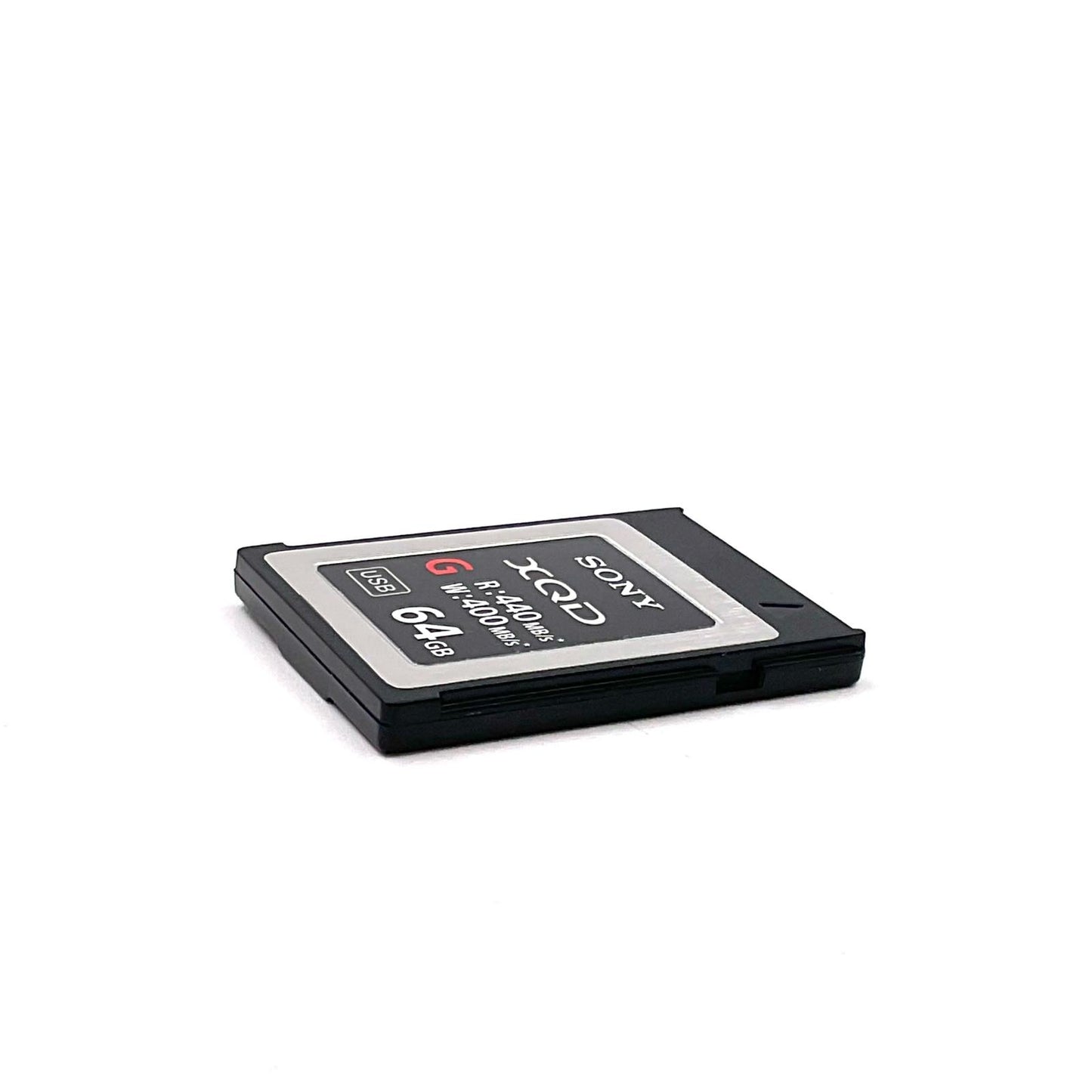 【全額返金保証】【最速発送】Sony XQDメモリーカード Gシリーズ 64GB R:440MB/s W:400MB/ 美品 動作確認済