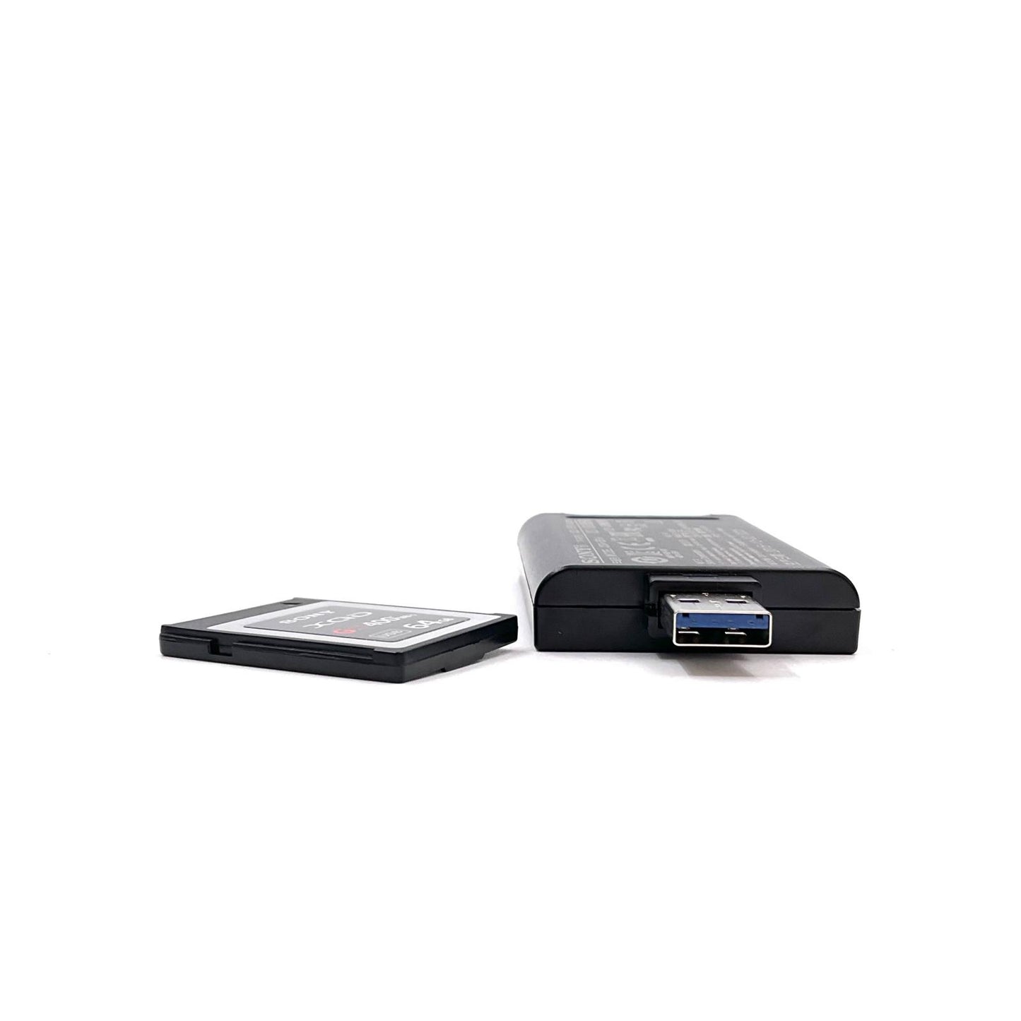 【全額返金保証】【最速発送】Sony XQDメモリーカード Gシリーズ SONY QD-G64 64G+SONY XQD USBアダプター 美品 動作確認済