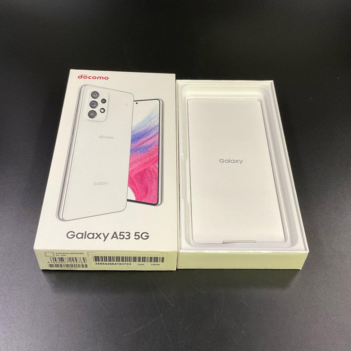 【全額返金保証】【最速発送】SAMSUNG Galaxy A53 5G 128GB Awesome White docomo SC-53C 白ロム 美品 動作確認済