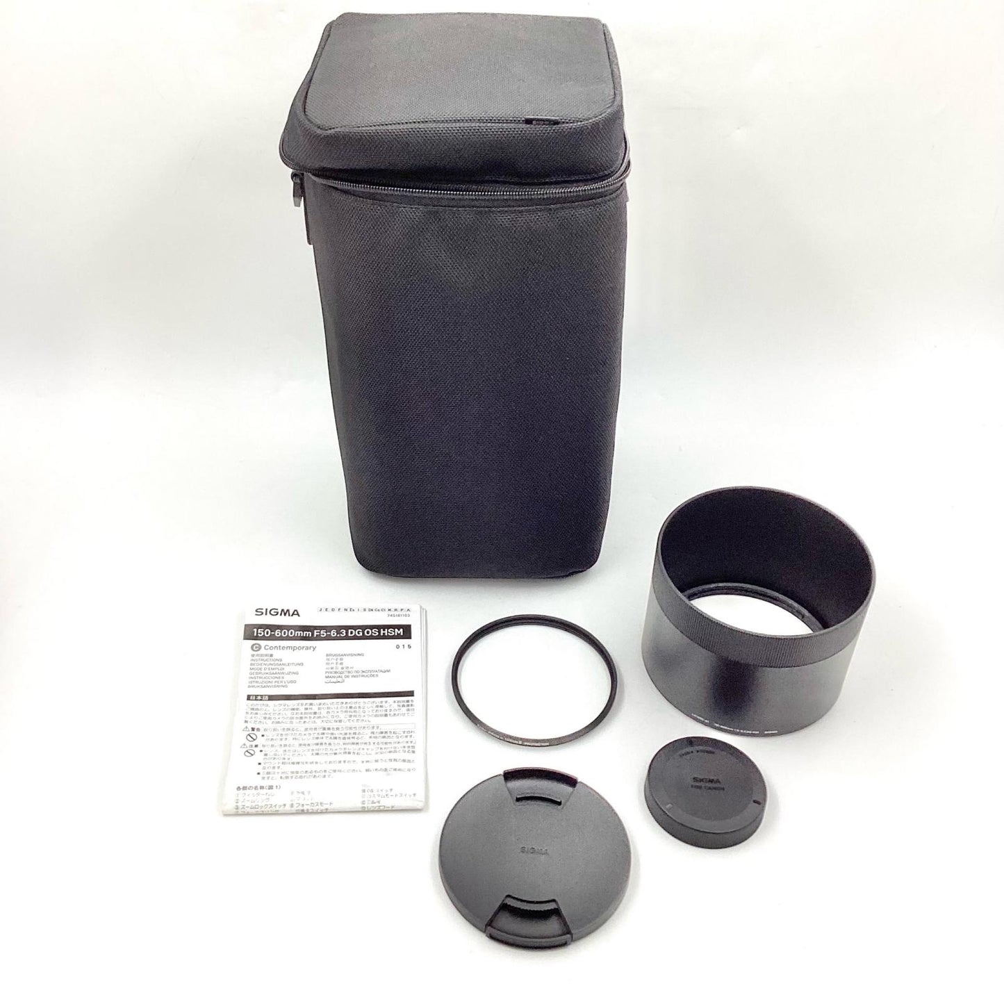 【全額返金保証】【最速発送】Canon 150-600mm F5-6.3 DG OS HSM Contemporary Canon EFマウント 美品 動作確認済