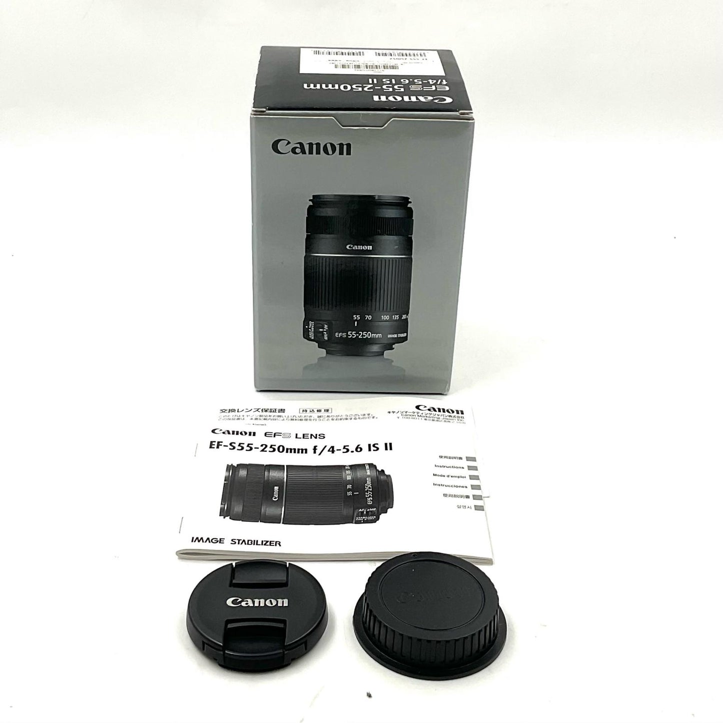 【全額返金保証】【最速発送】Canon ZOOM LENS EF-S55-250mm F4-5.6 IS II 美品 動作確認済
