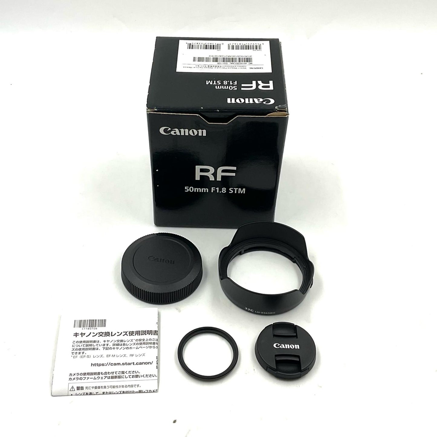 【全額返金保証】【最速発送】Canon RF50mm F1.8 STM 美品 動作確認済