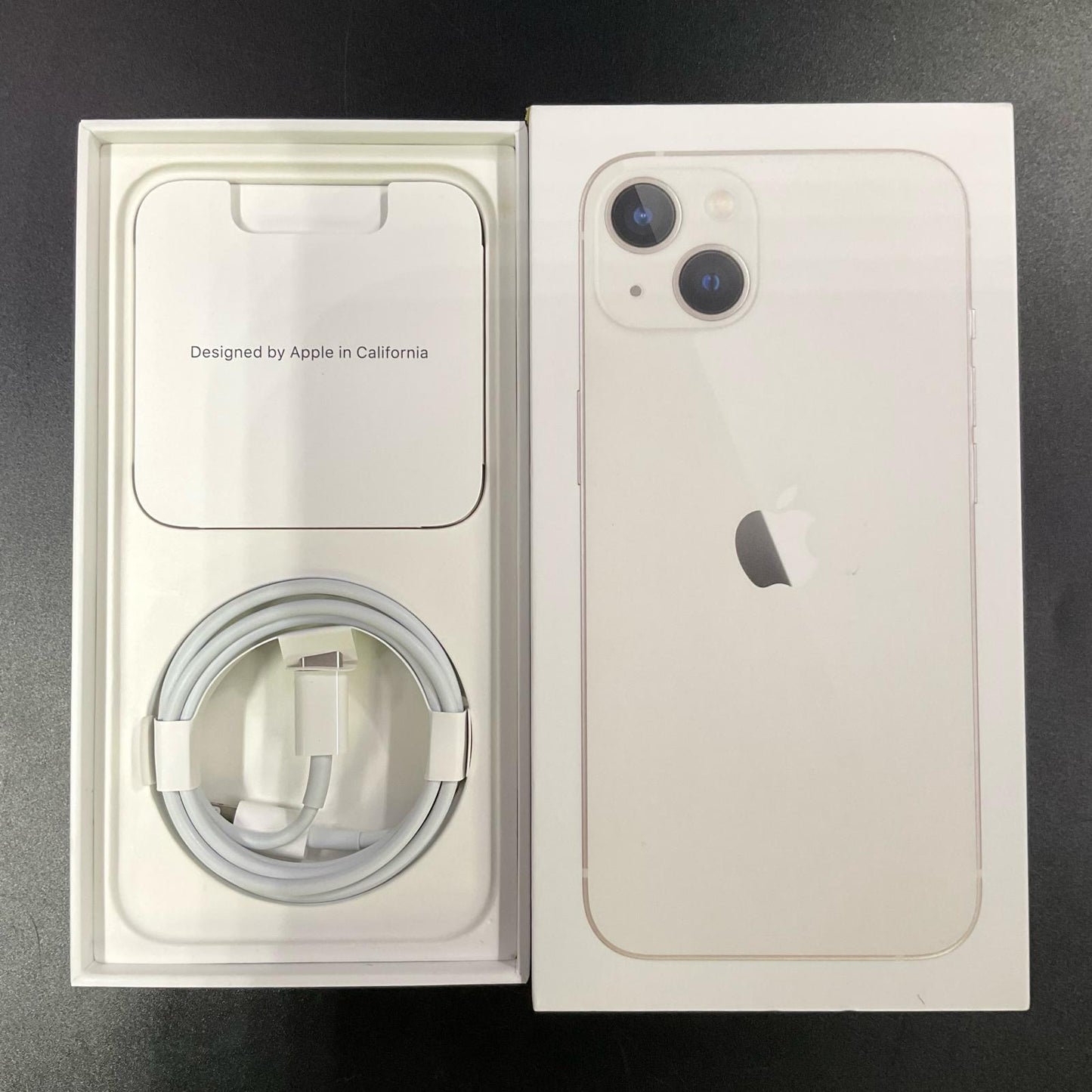 【全額返金保証】【最速発送】Apple iPhone iPhone 13 128GB スターライト au 白ロム 美品 動作確認済 100%