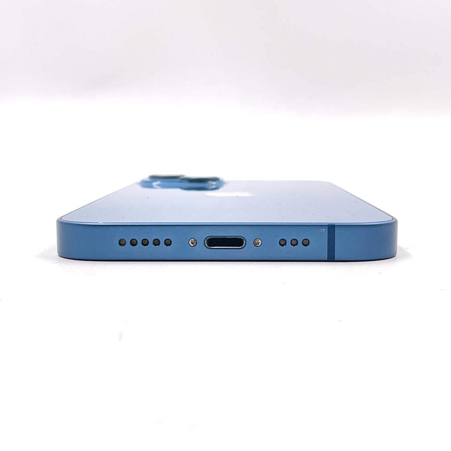 【全額返金保証】【最速発送】Apple iPhone iPhone 13 128GB ブルー docomo SIMフリー 白ロム 動作確認済 81%
