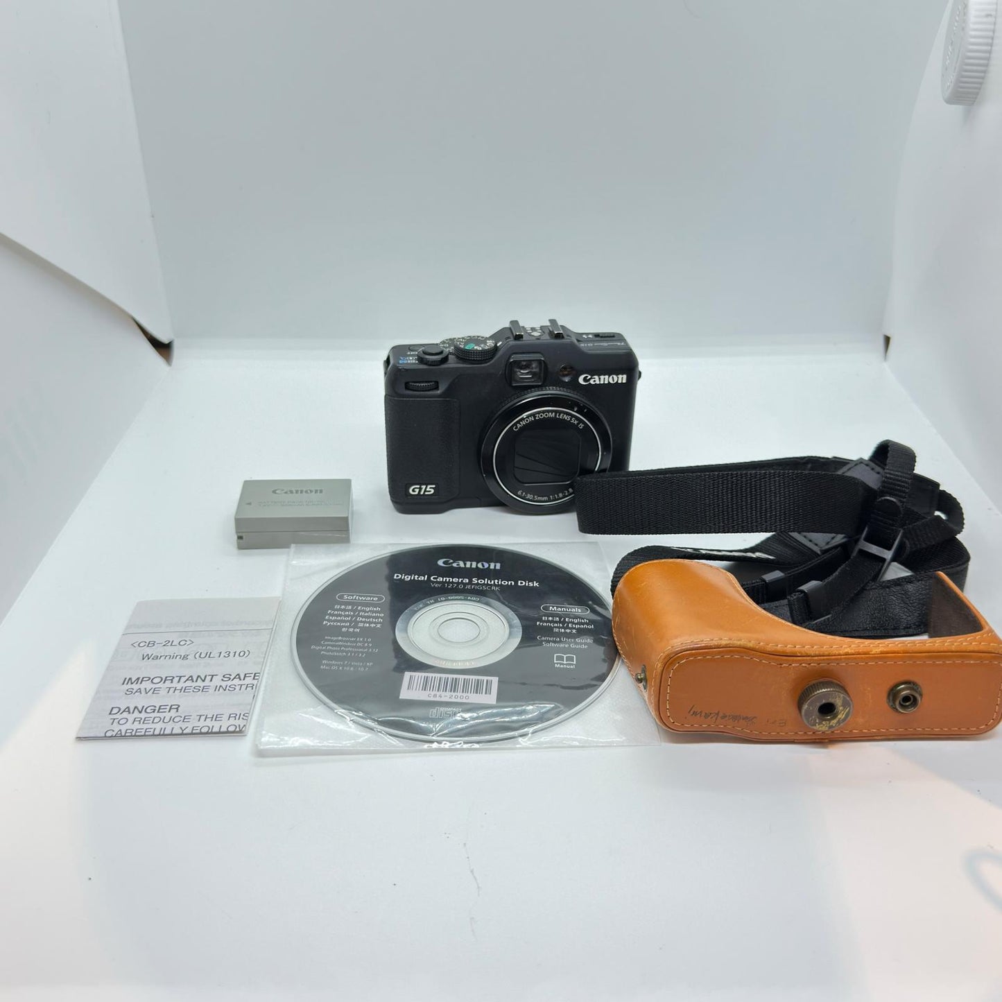 【全額返金保証】【最速発送】Canon コンパクトデジタルカメラ PowerShot G15 動作確認済