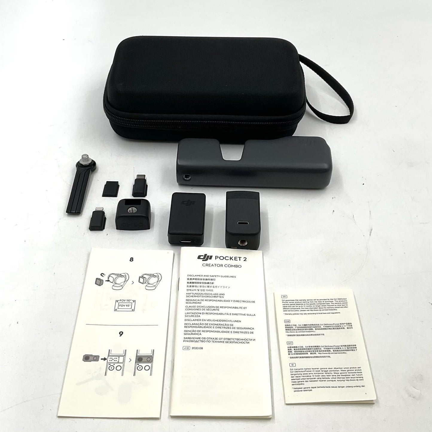 【全額返金保証】【最速発送】DJI POCKET 2 Creator コンボ 美品 動作確認済