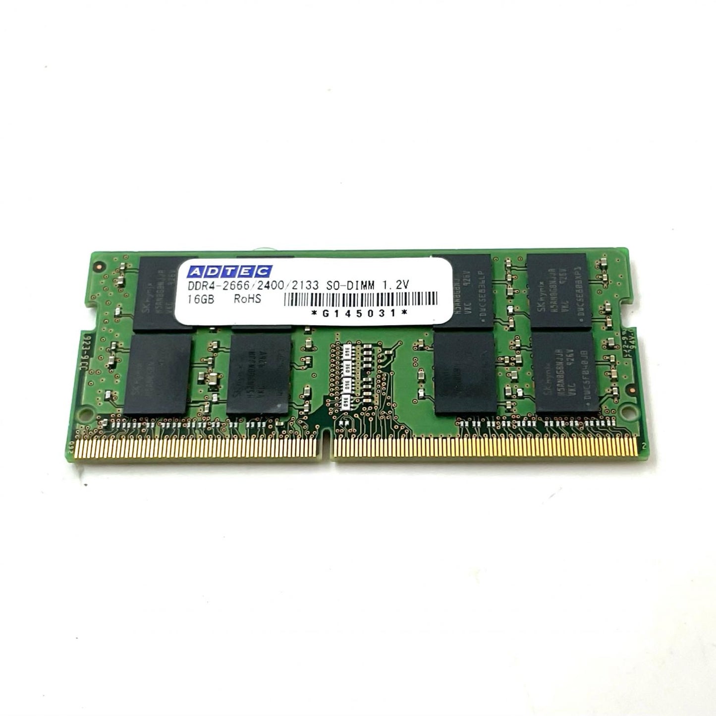 【全額返金保証】【最速発送】各種メーカー メモリ S.O.DIMM DDR4-2666 PC4-21300 16GB 美品 動作確認済