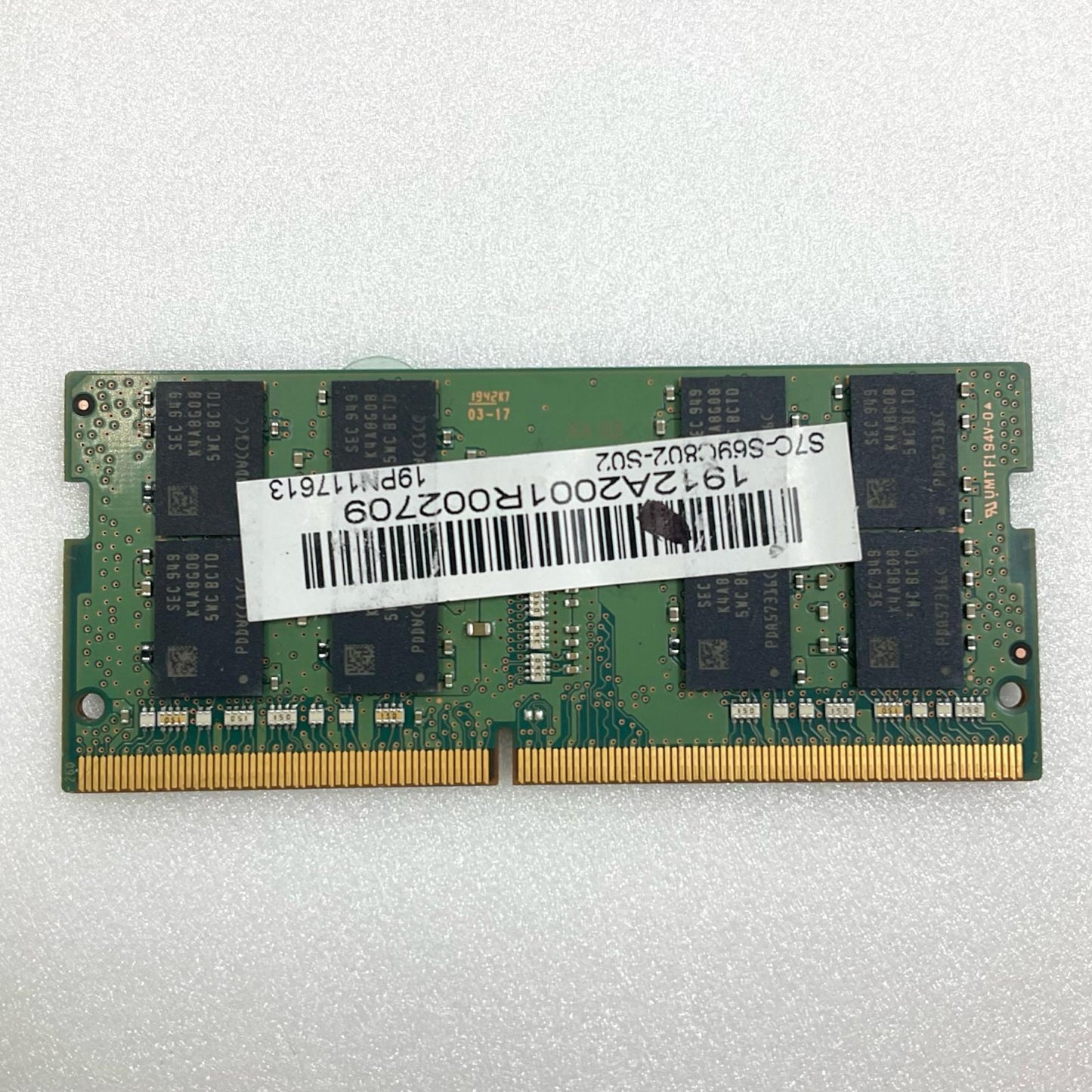 【全額返金保証】【最速発送】各種メーカー メモリ S.O.DIMM DDR4-2666 PC4-21300 16GB 美品 動作確認済