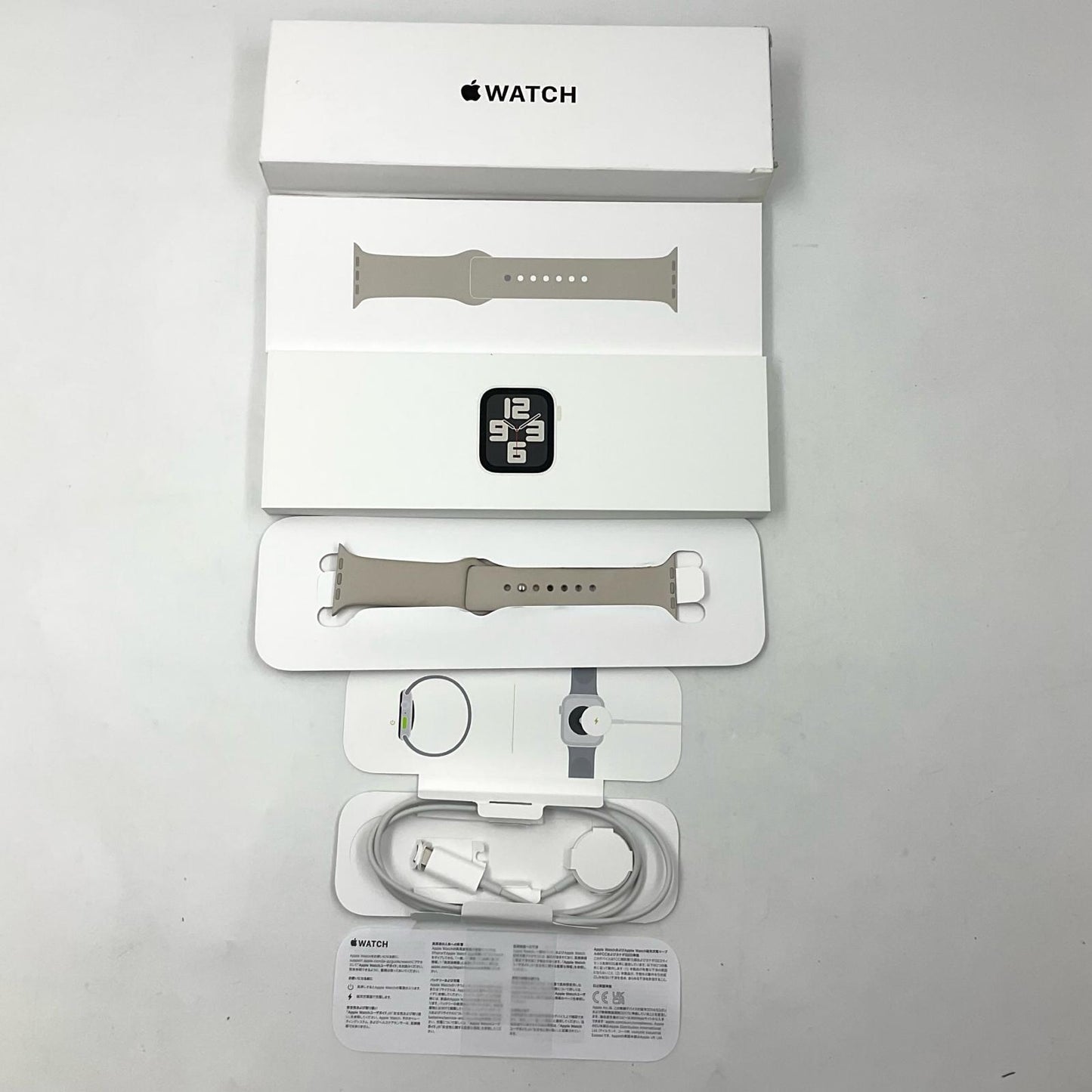 【全額返金保証】【最速発送】Apple Watch SE 第2世代 アルミニウム 44mm GPS 100% 美品 動作確認済