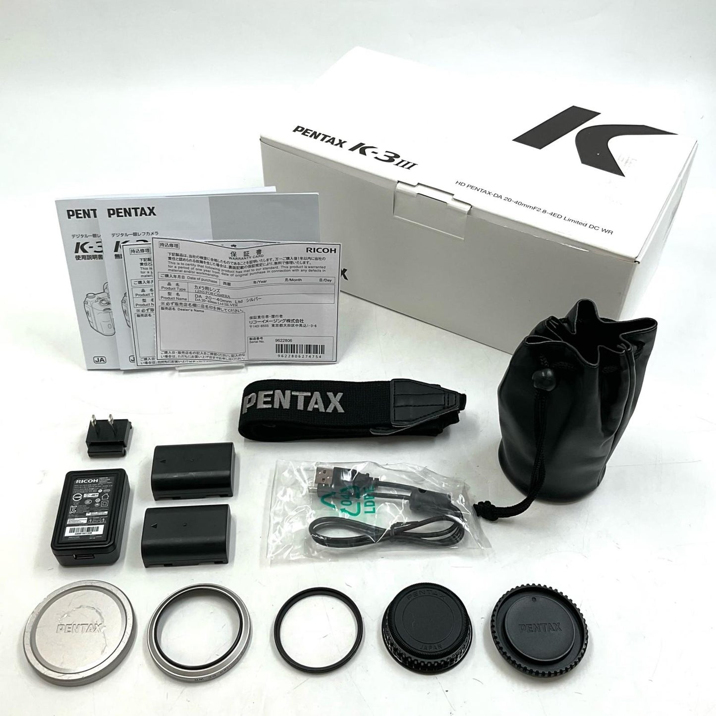 【最速発送】PENTAX デジタル一眼 K-3 Mark III 20-40 Limitedレンズキット シルバー【難有】
