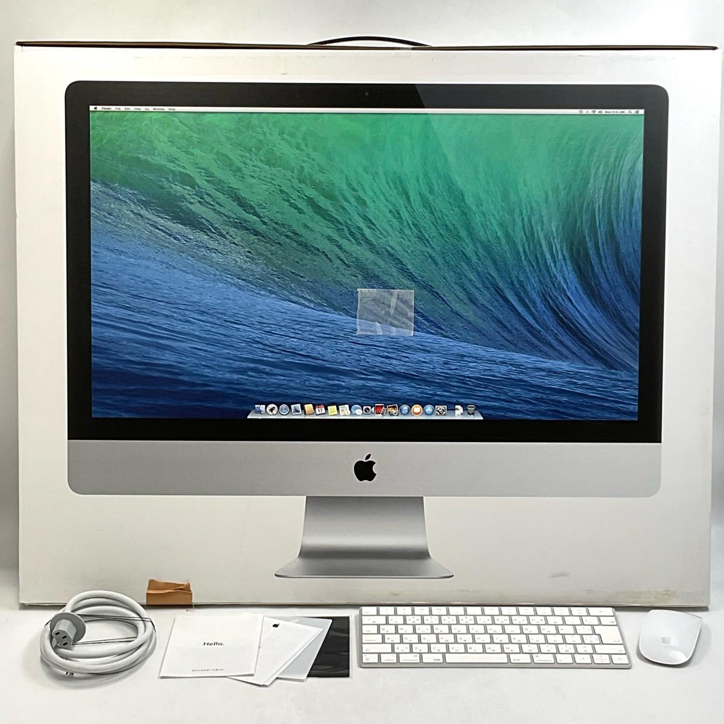【全額返金保証】【最速発送】Apple iMac 27インチ intel core i5 8GB フュージョンドライブ 1TB シルバー 美品 動作確認済