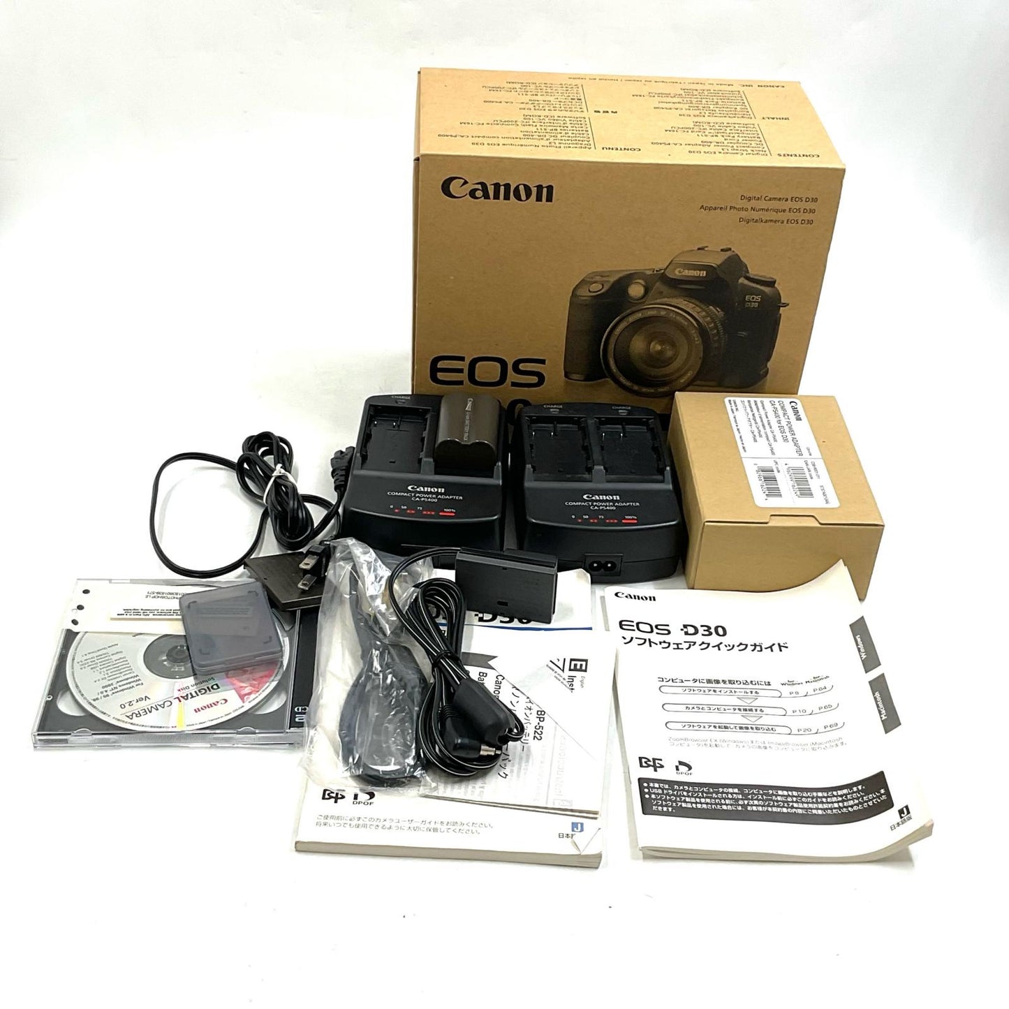 【全額返金保証】【最速発送】Canon デジタル一眼 EOS 30D ボディ ブラック 動作確認済