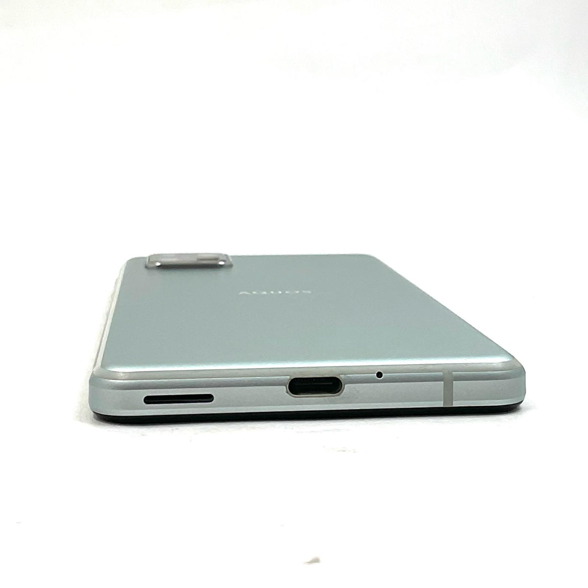 【最速発送】SHARP AQUOS sense 5G 64GB シルバー Softbank A004SH 白ロム【難有】