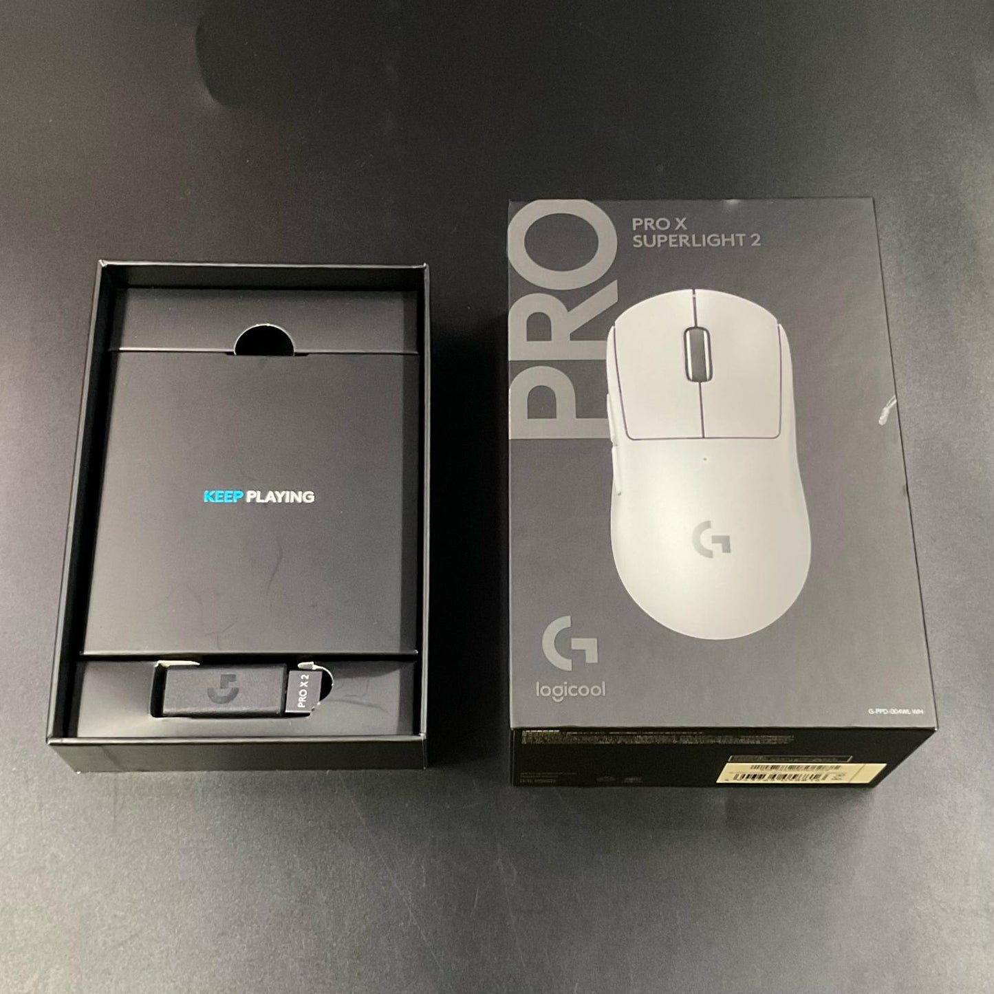 【全額返金保証】【最速発送】Logicool PRO X SUPERLIGHT 2 G-PPD-004WL-WH 美品 動作確認済