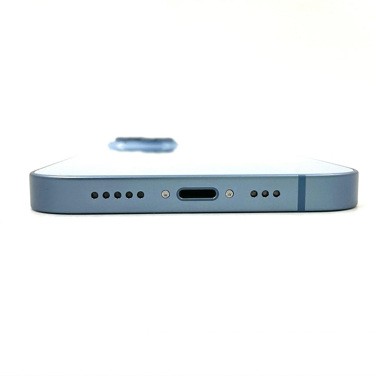 【全額返金保証】【最速発送】Apple iPhone iPhone 14 128GB ブルー docomo 白ロム 美品 動作確認済 85%