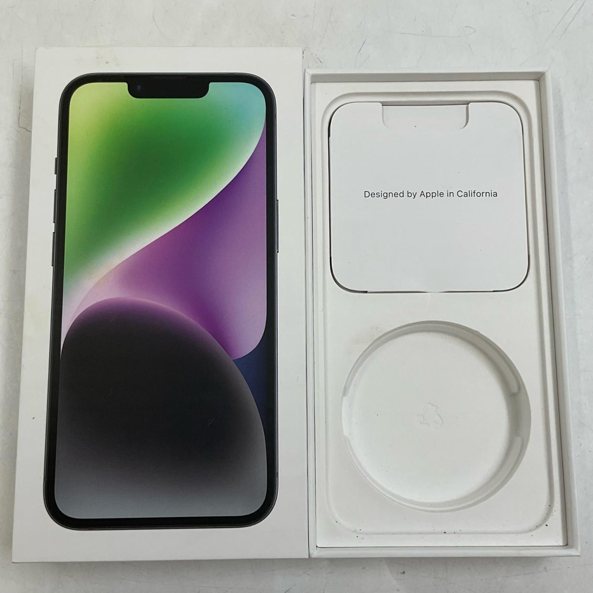 【全額返金保証】【最速発送】Apple iPhone iPhone 14 128GB ミッドナイト au 白ロム 動作確認済 74%