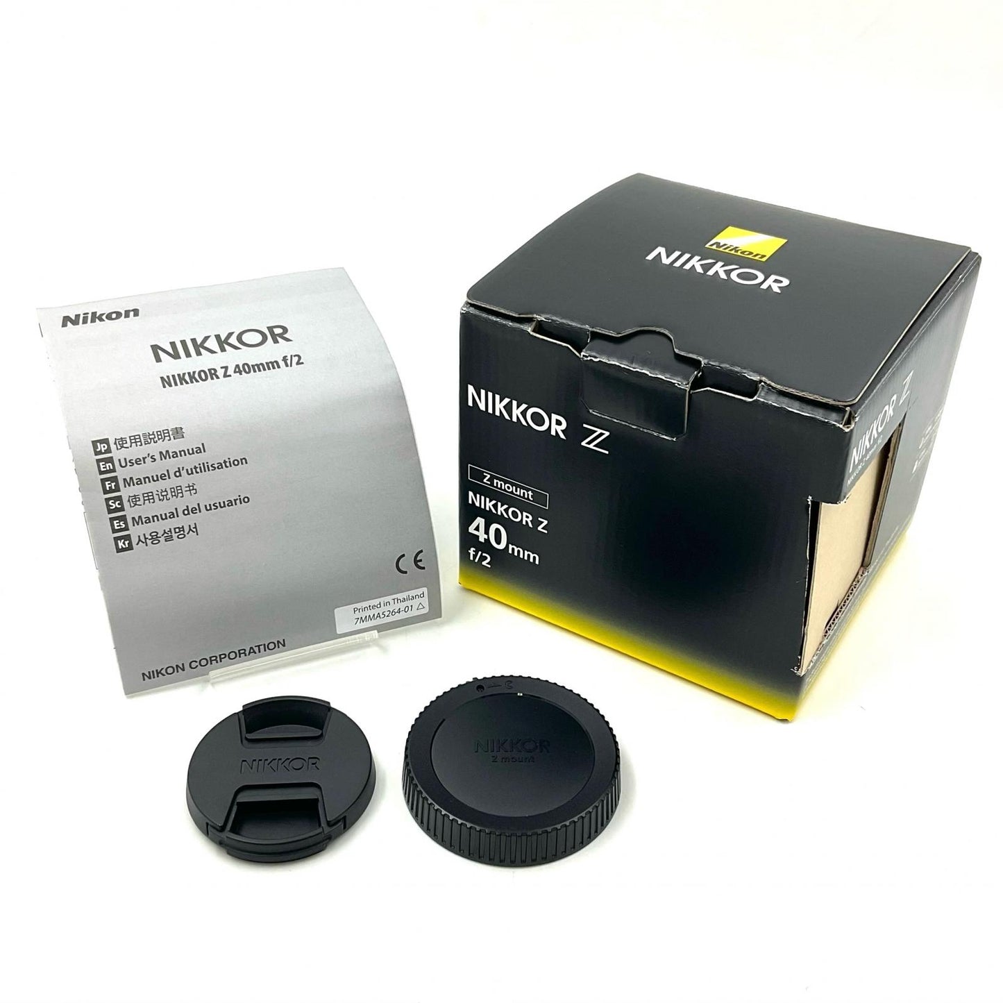 【全額返金保証】【最速発送】Nikon NIKKOR Z 40mm f/2 ブラック 超美品 動作確認済