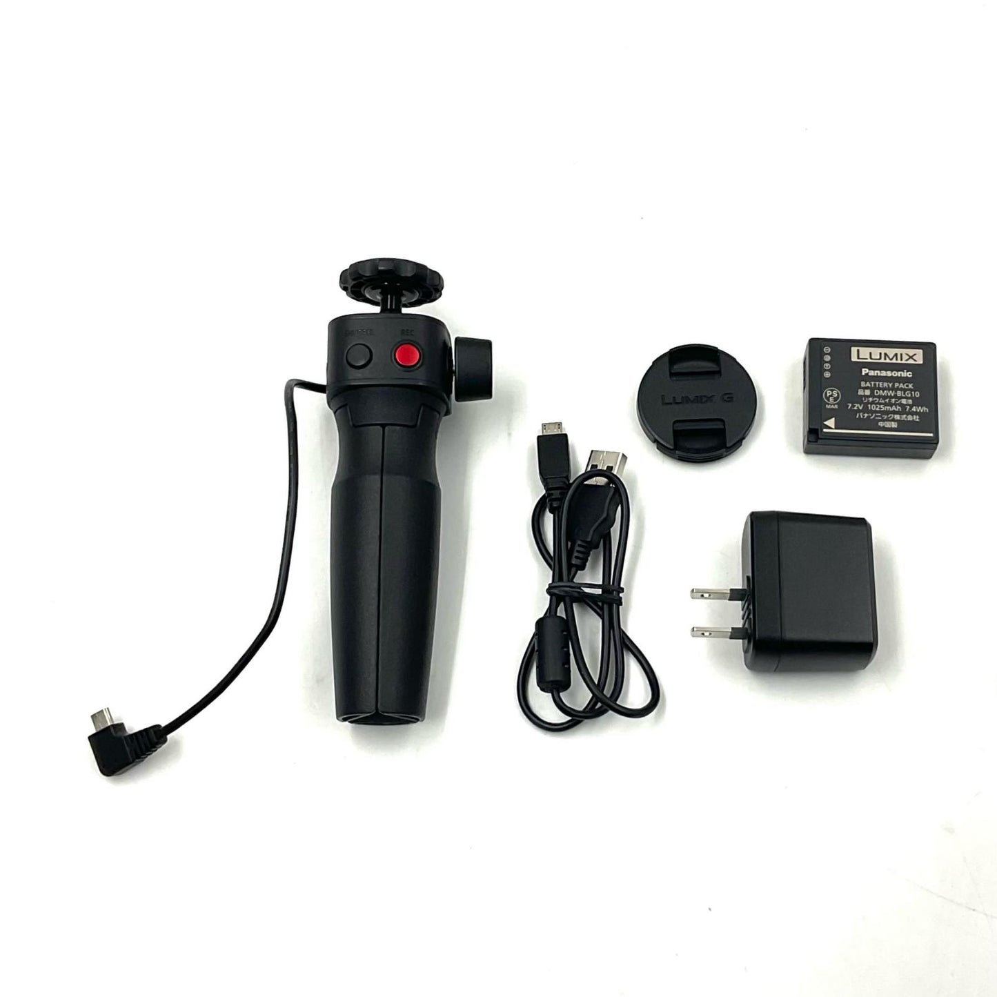 【全額返金保証】【最速発送】Panasonic デジタル一眼 LUMIX DC-G100V 標準ズームレンズキット(トライポッドグリップ付き) ブラック 美品 動作確認済