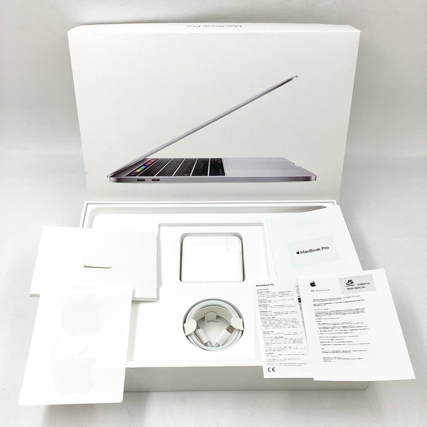 【全額返金保証】【最速発送】Apple MacBook Pro 13インチ 2018 2.7GHz クアッドコアIntel Core i7 16GB 512GB シルバー 動作確認済