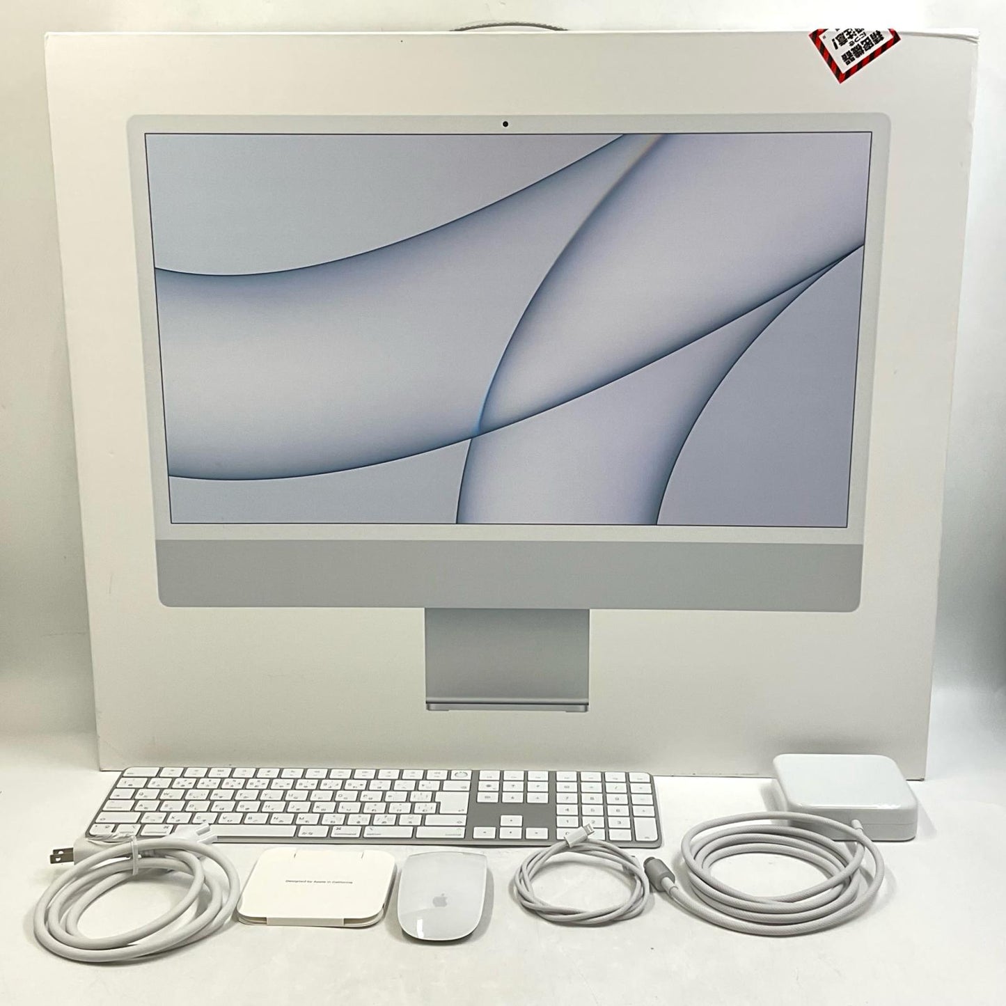 【全額返金保証】【最速発送】Apple iMac 24インチ Apple M1 16GB M.2 SSD 256GB シルバー 美品 動作確認済