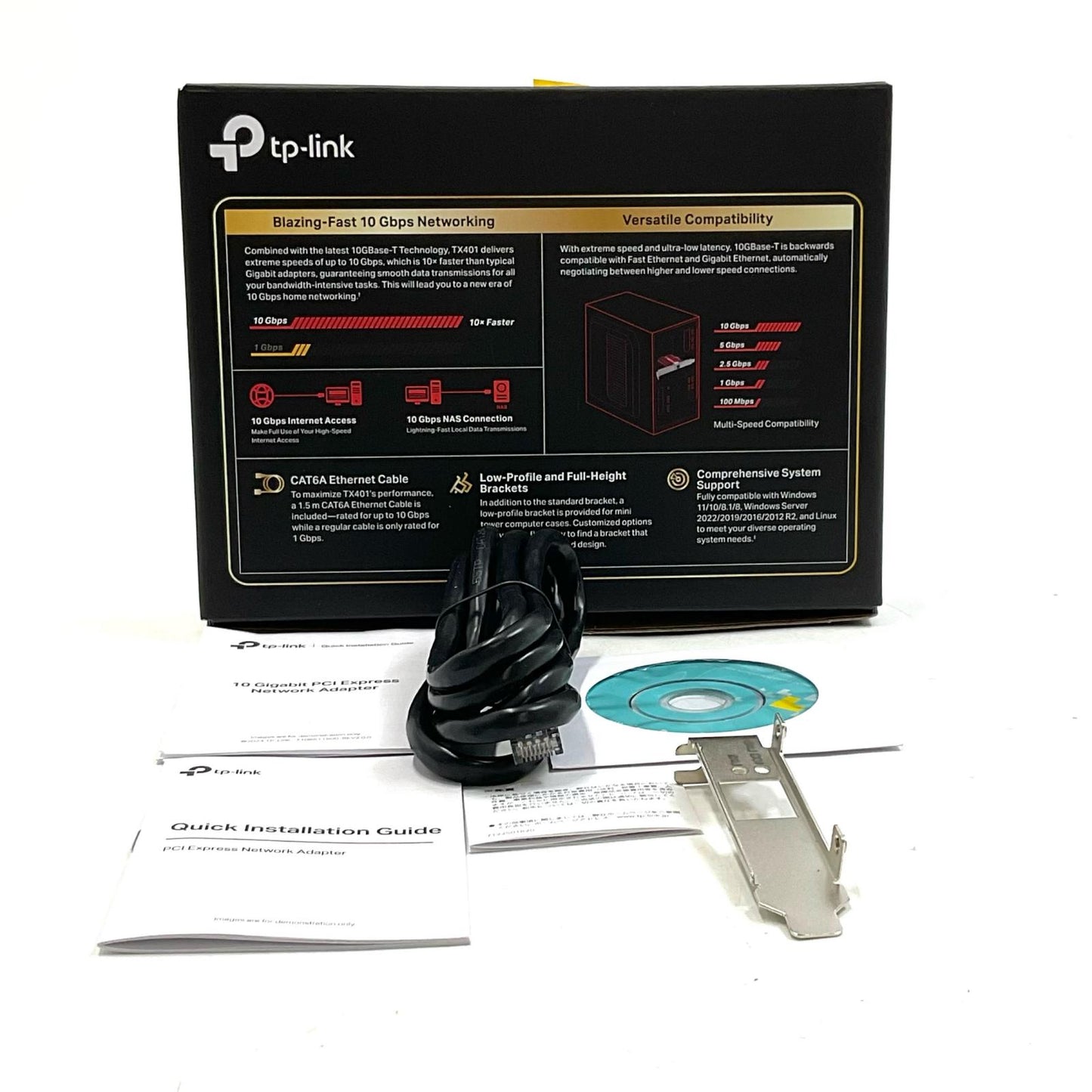 【全額返金保証】【最速発送】tp-link Lanカード TX401 超美品 動作確認済