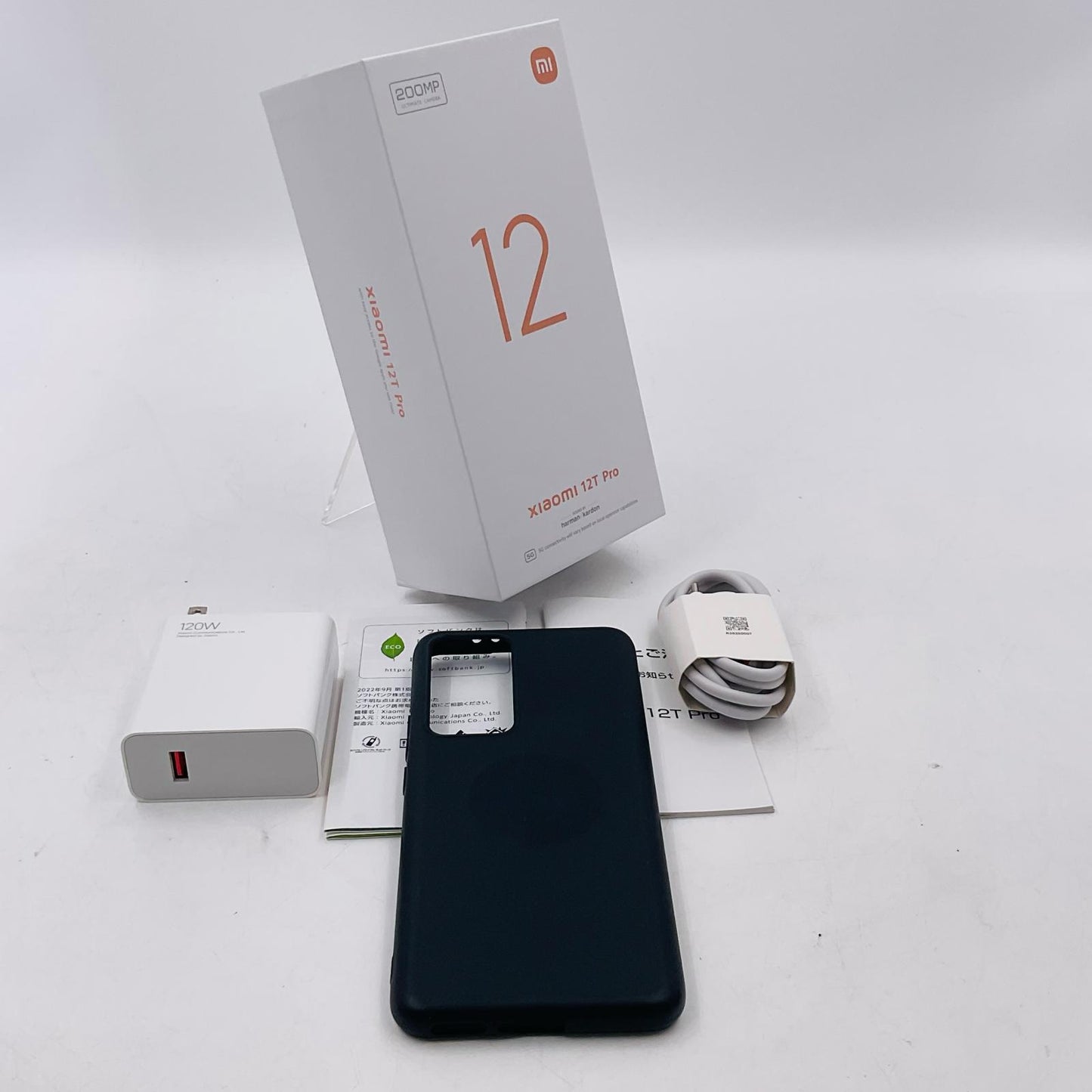 【全額返金保証】【最速発送】Xiaomi Xiaomi 12T Pro 256GB ブルー Softbank A201XM 動作確認済