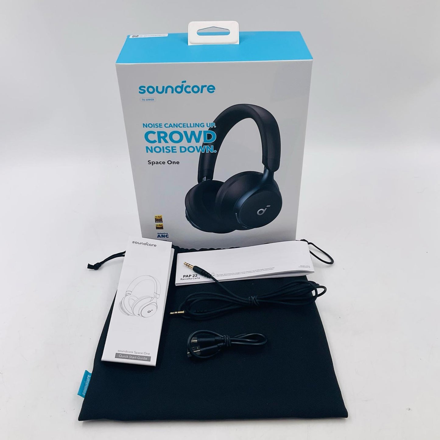 【全額返金保証】【最速発送】ANKER Soundcore Space One 美品 動作確認済