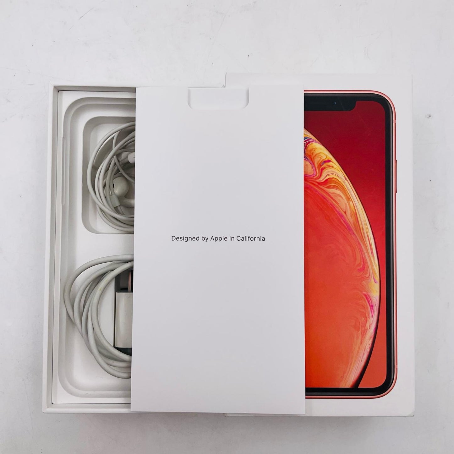 【最速発送】Apple iPhone iPhone XR 64GB コーラル au 白ロム【難有】 80%