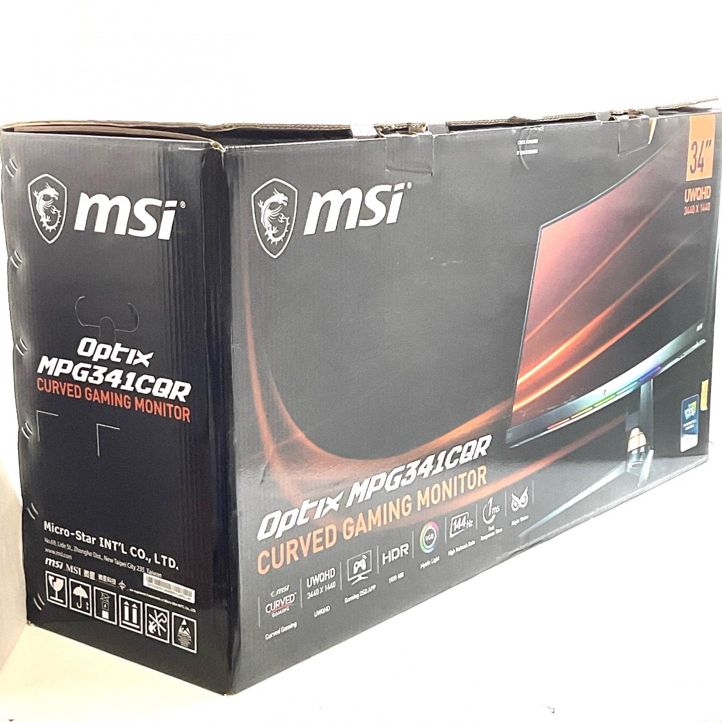 【全額返金保証】【最速発送】MSI MPG341CQR 34インチ 美品 動作確認済