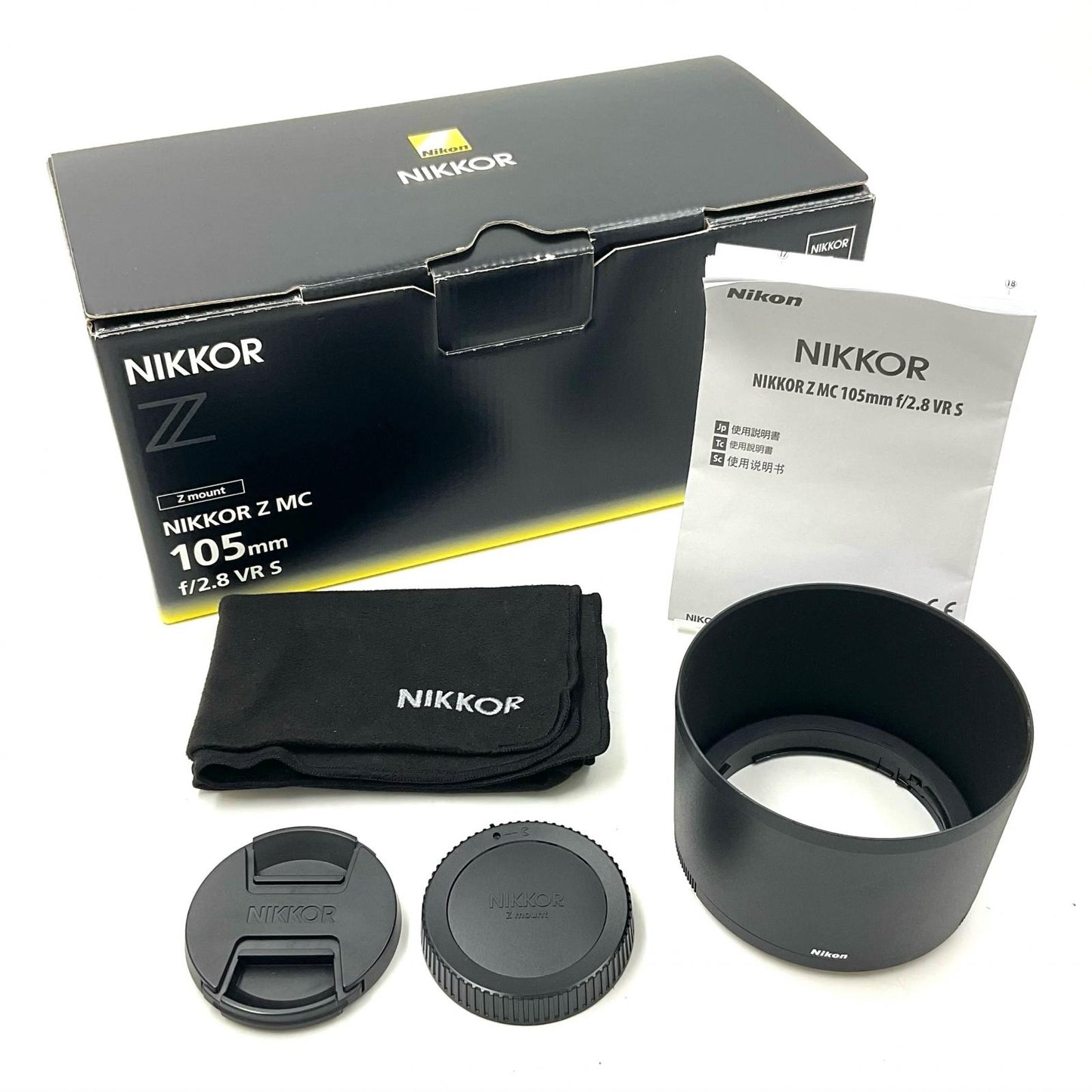 【全額返金保証】【最速発送】Nikon NIKKOR Z MC 105mm f/2.8 VR S 美品 動作確認済