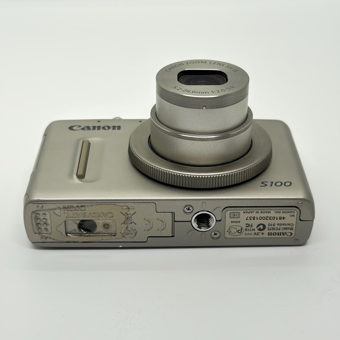 【最速発送】Canon コンパクトデジタルカメラ PowerShot S100 シルバー【難有】