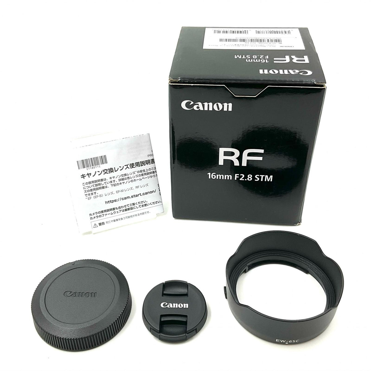 【全額返金保証】【最速発送】Canon RF16mm F2.8 STM 美品 動作確認済