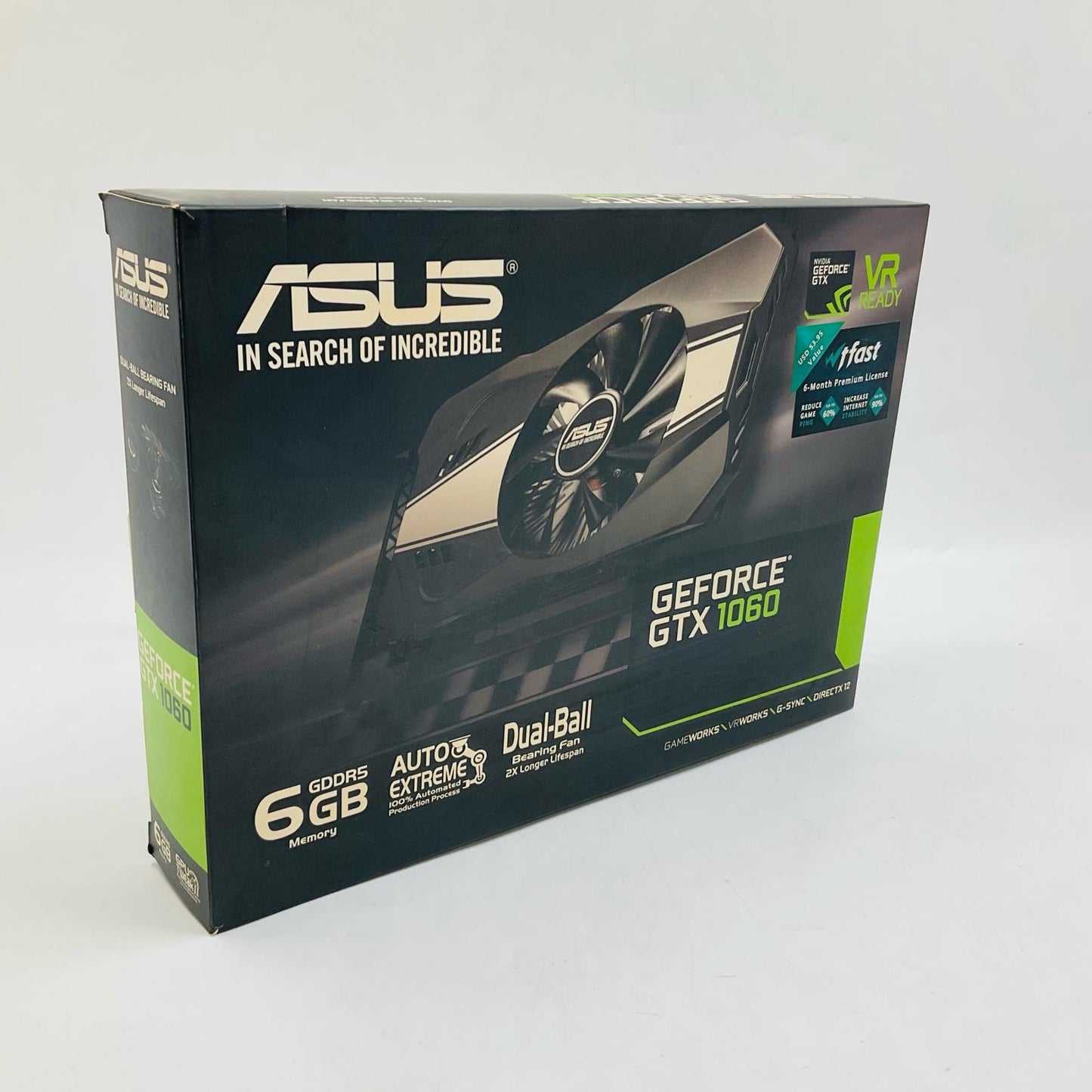 【全額返金保証】【最速発送】ASUS グラフィックボード PH-GTX1060-6G 美品 動作確認済