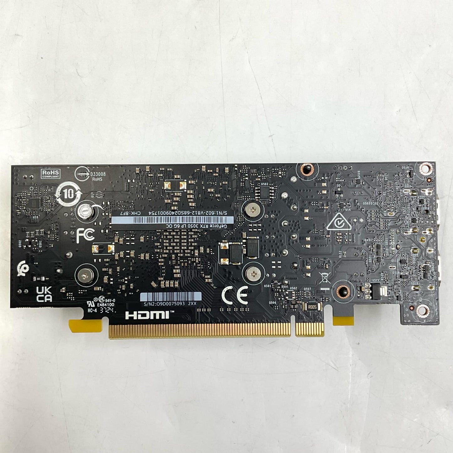 【最速発送】MSI グラフィックボード RTX3050 LP 6G OC【難有】