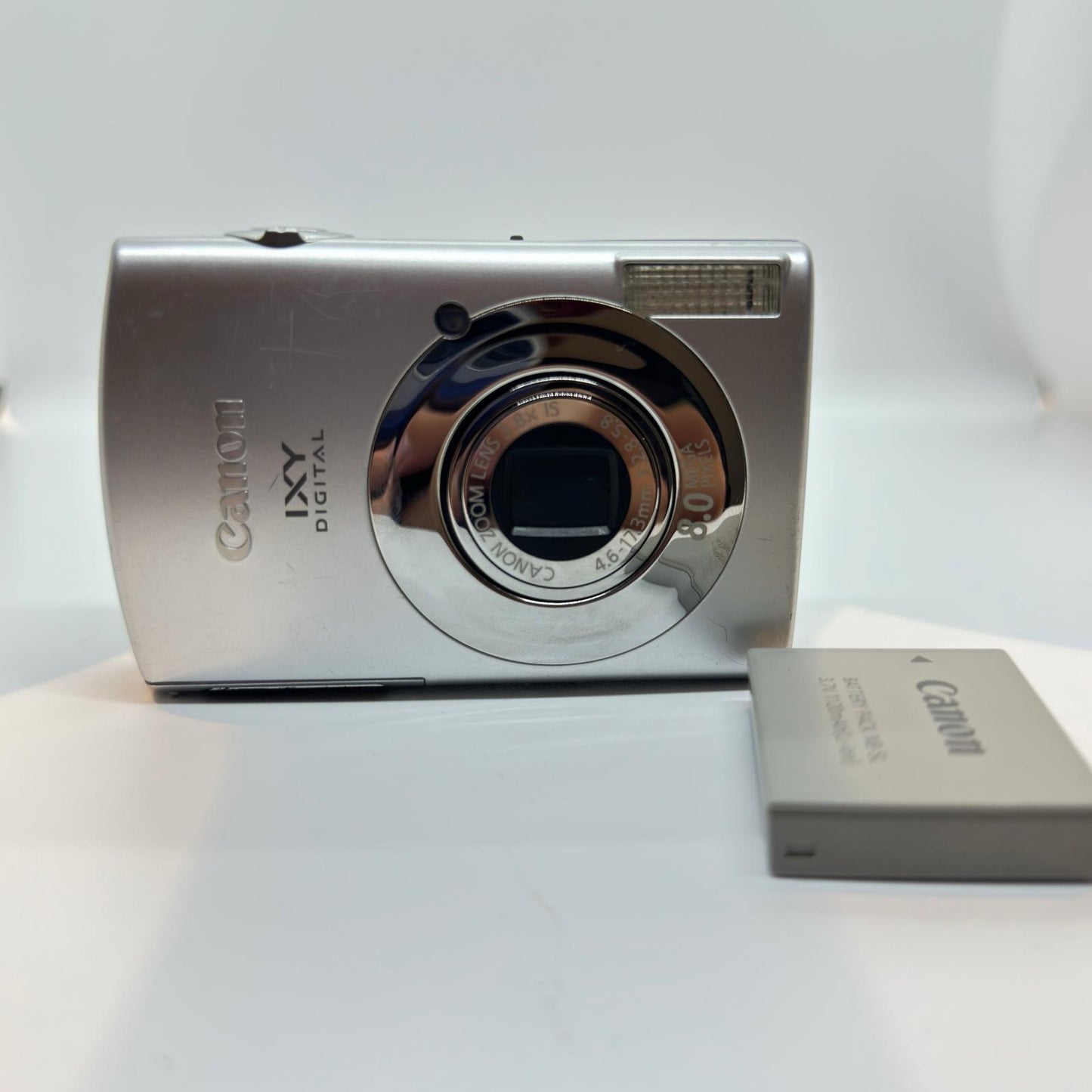 【全額返金保証】【最速発送】 コンパクトデジタルカメラ IXY DIGITAL 910 IS シルバー 動作確認済