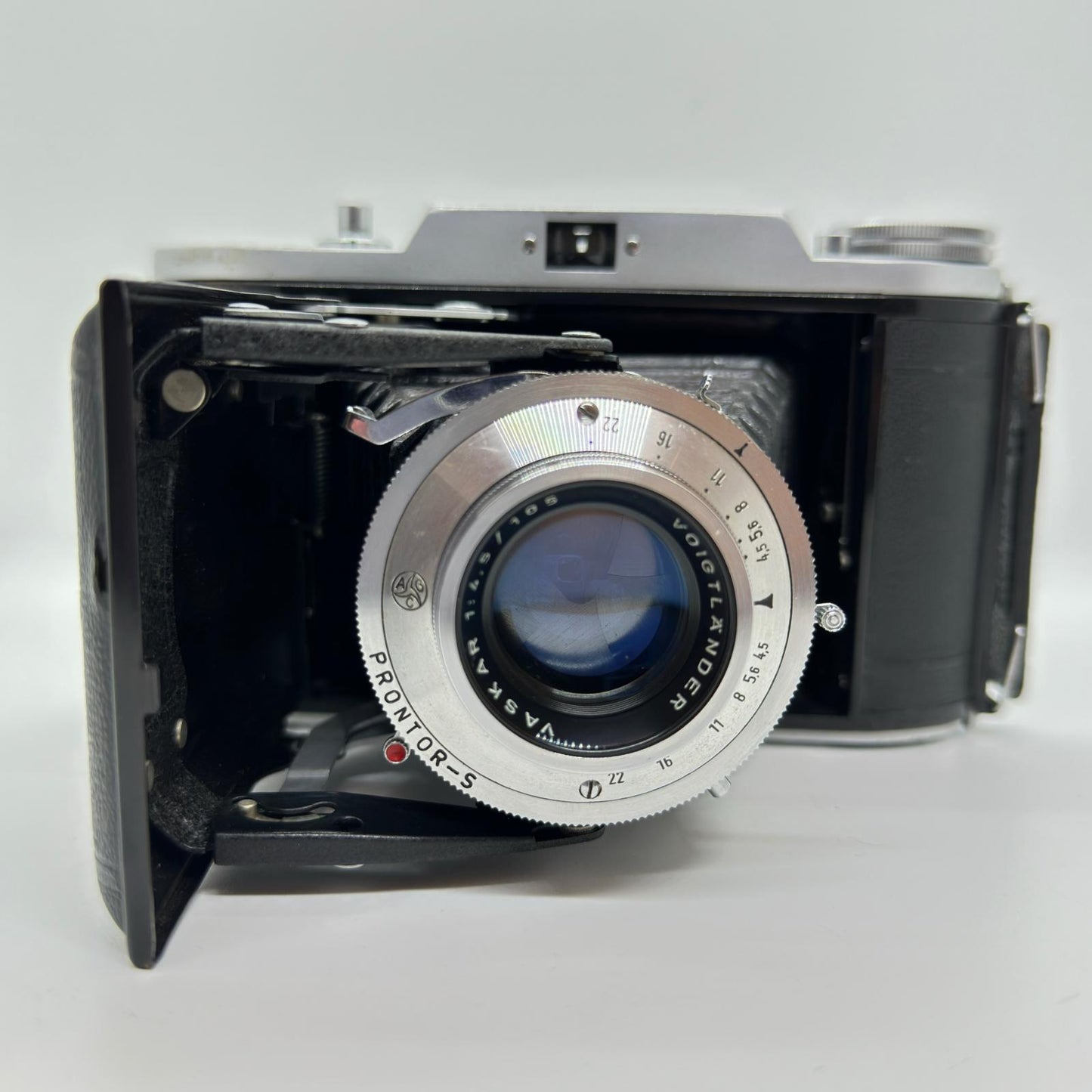 【全額返金保証】【最速発送】 Voigtlander Bessa I VASKAR 105mm f4.5 動作確認済