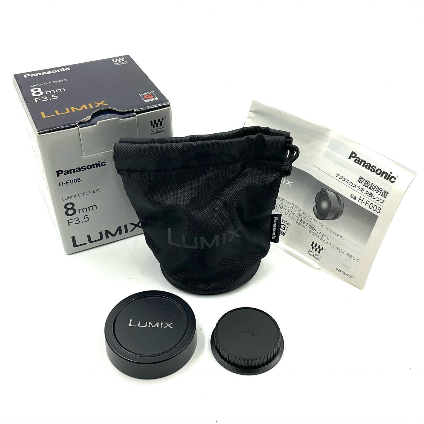 【最速発送】Panasonic LUMIX G FISHEYE 8mm F3.5 H-F008【難有】