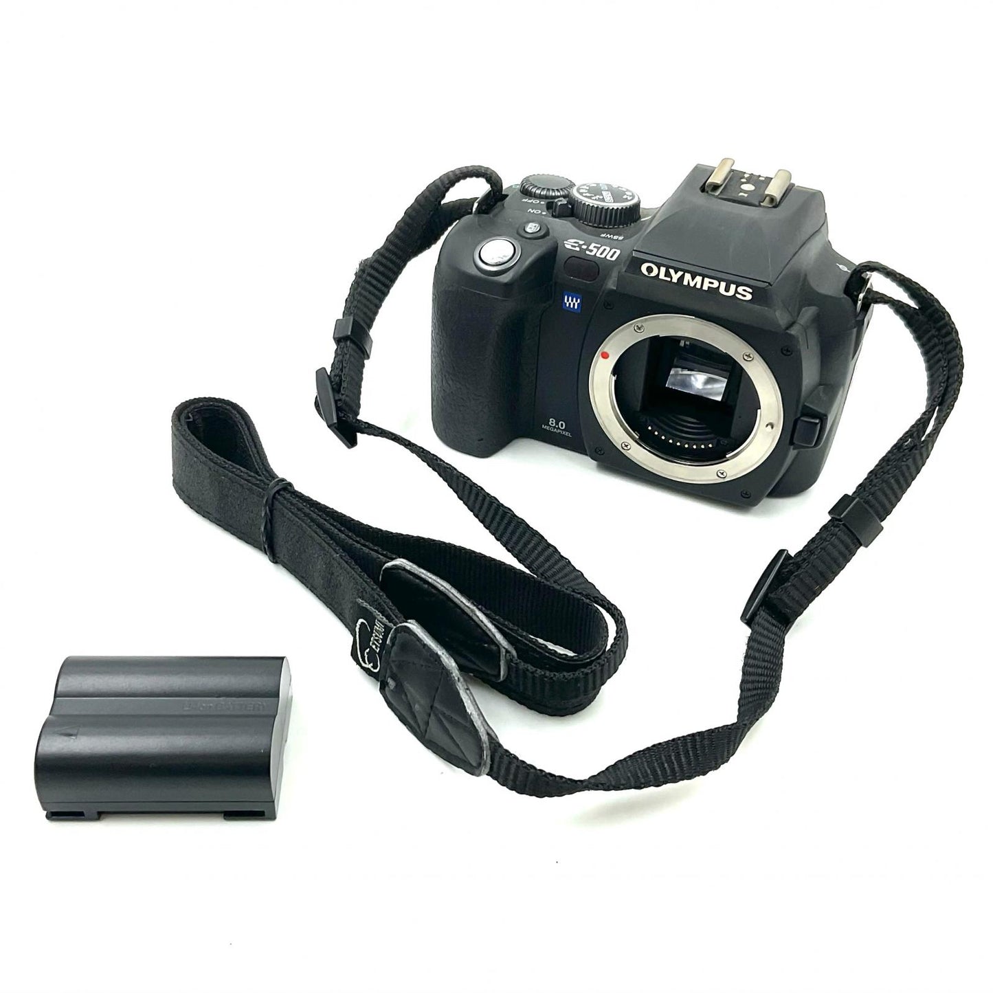 【全額返金保証】【最速発送】OLYMPUS デジタル一眼 E-500 ボディ ブラック 動作確認済