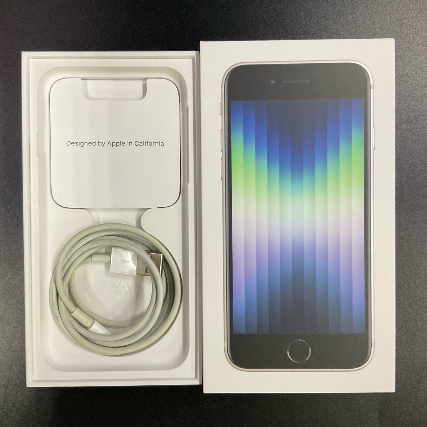 【全額返金保証】【最速発送】Apple iPhone iPhone SE(第3世代) 128GB スターライト SIMフリー 白ロム 動作確認済 77%