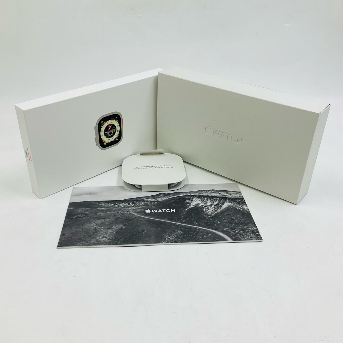 【全額返金保証】【最速発送】Apple Watch Ultra 第1世代 チタニウム 49mm GPS+Cellular 白ロム 85% 美品 動作確認済