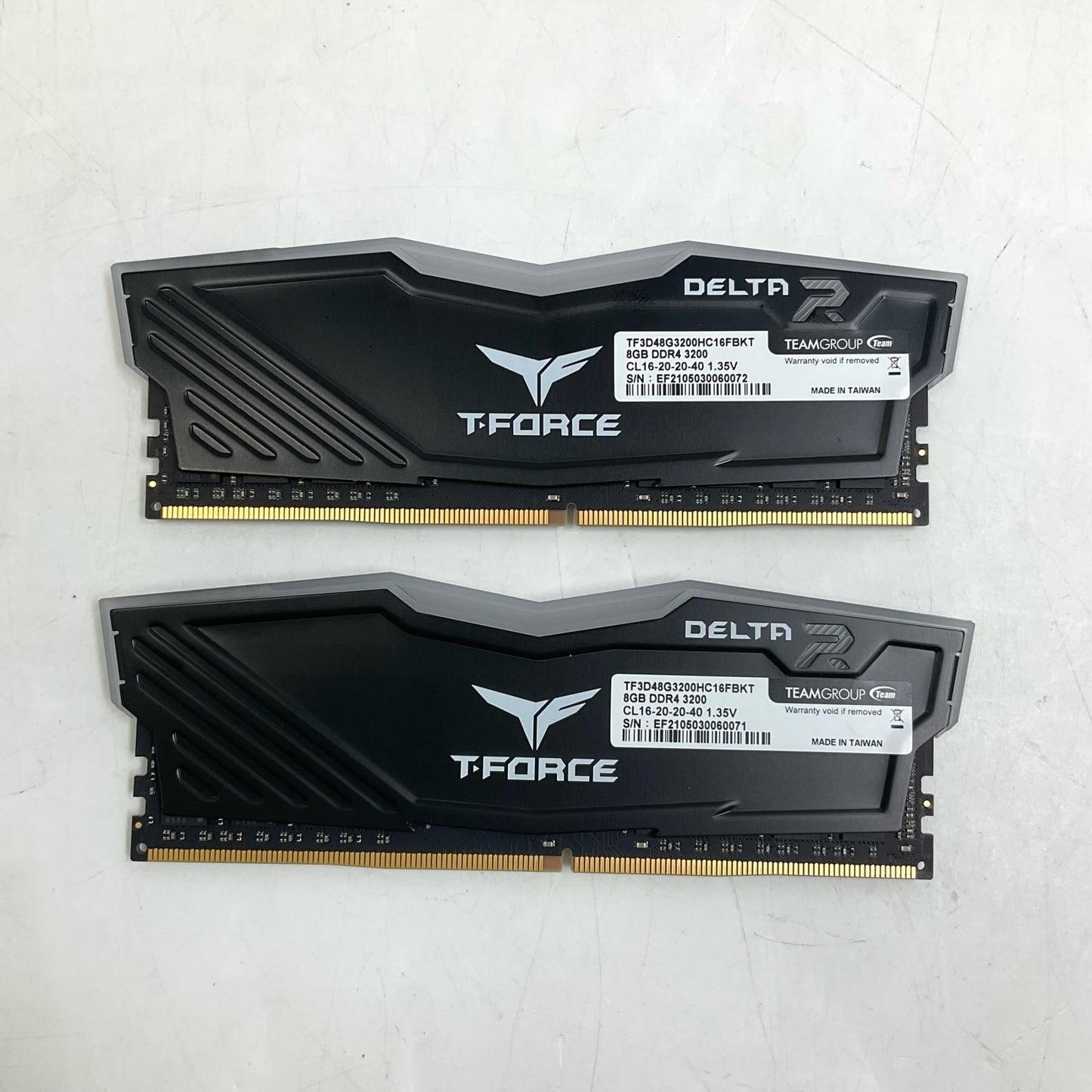 【全額返金保証】【最速発送】TEAMGROUP DDR4 8GB 2枚組 TF3D48G3200HC16FBKT 美品 動作確認済